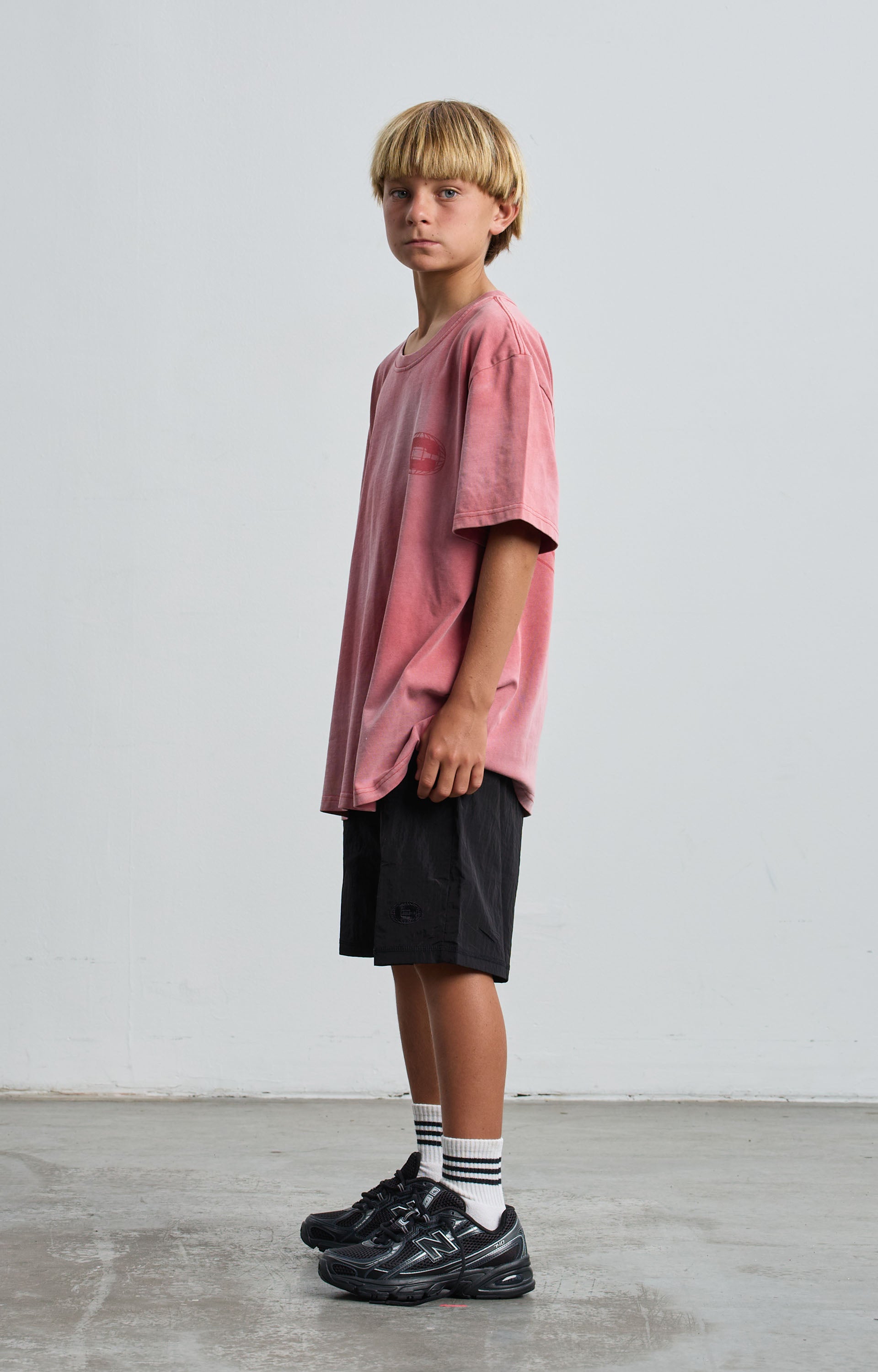 Concrete Youth Sunfade International T-Shirt, Rosso