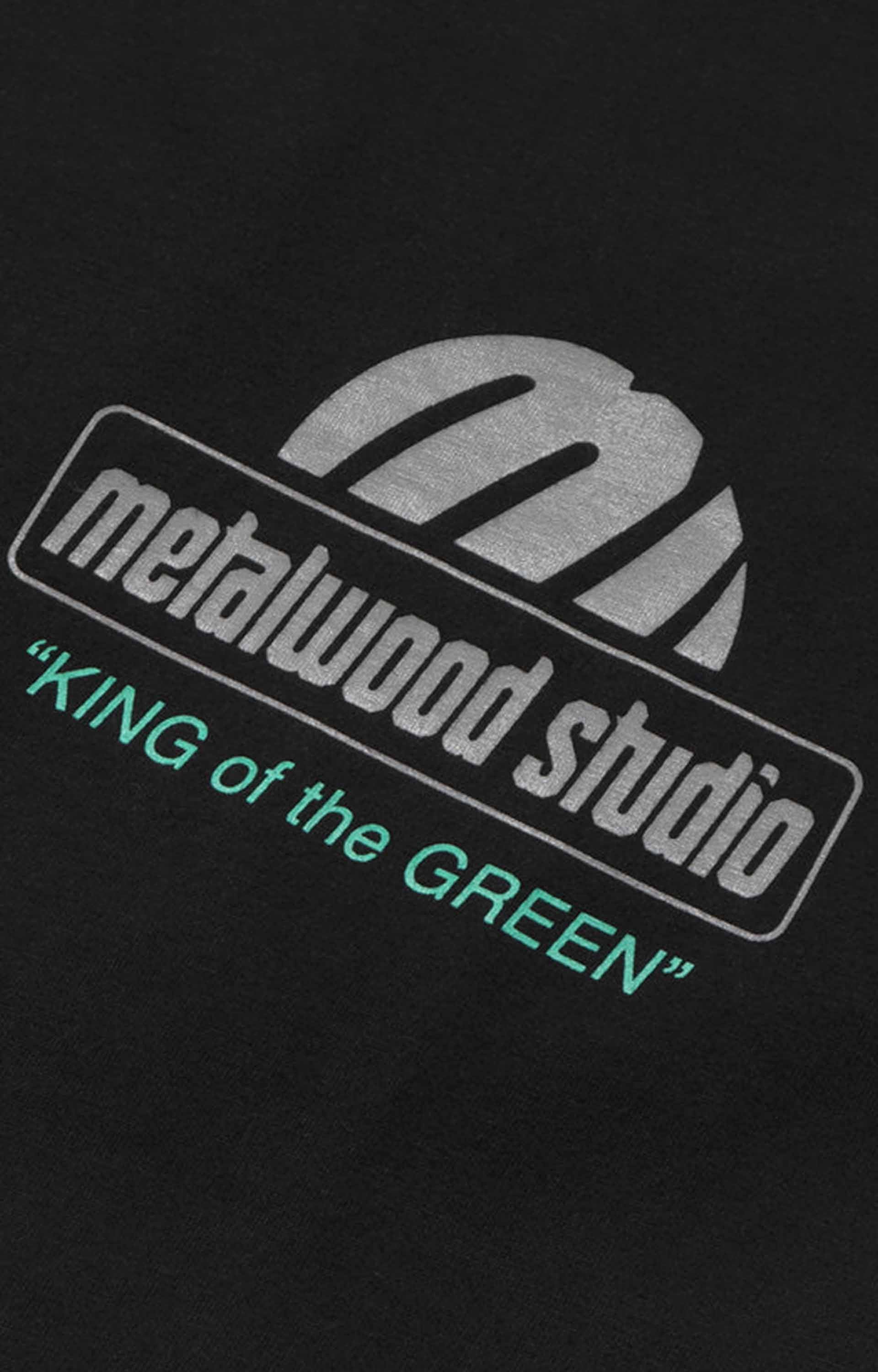 Metalwood King Of The Greens T-Shirt, Black