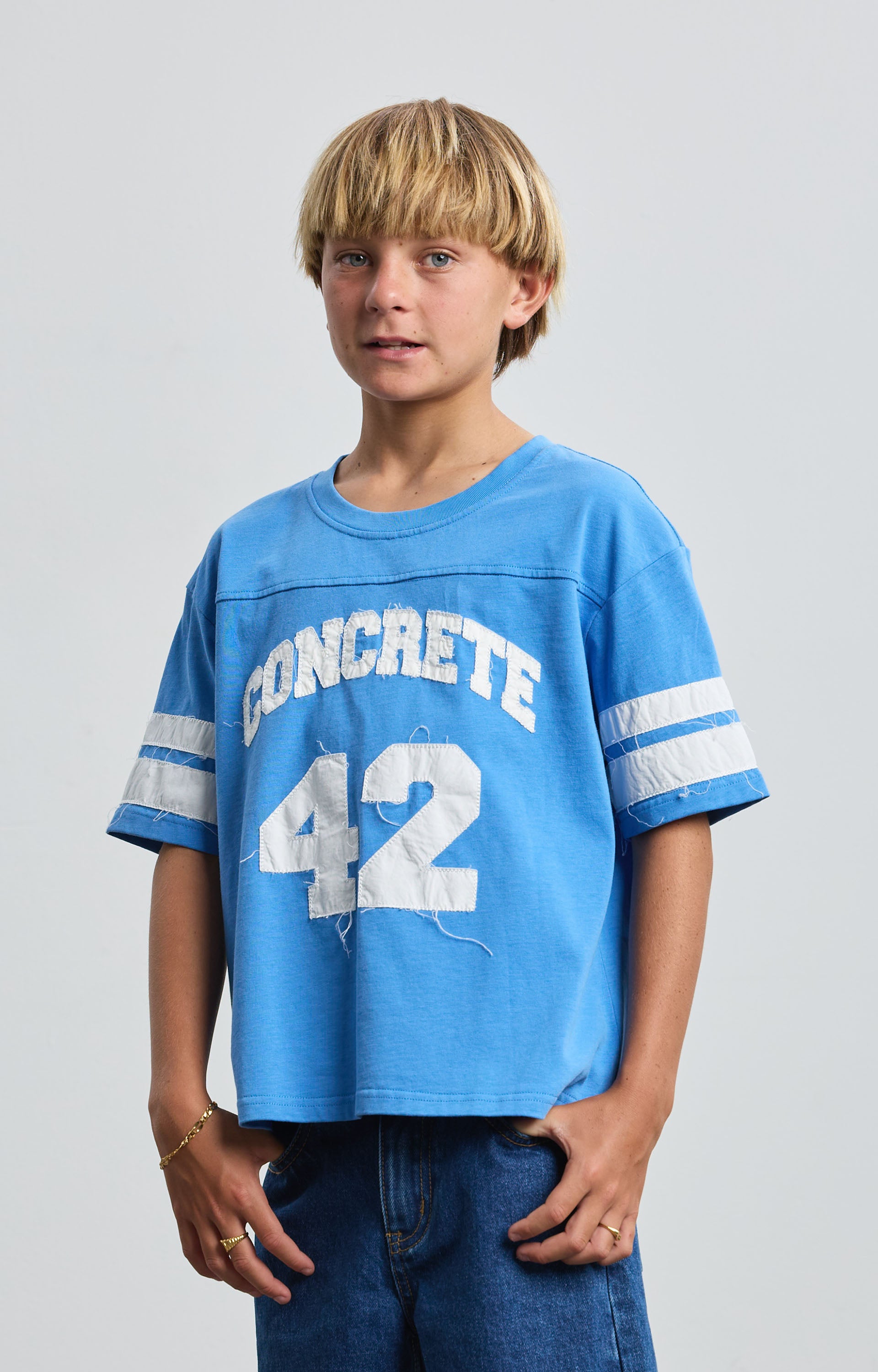 Concrete Youth League T-Shirt, Royal Blue
