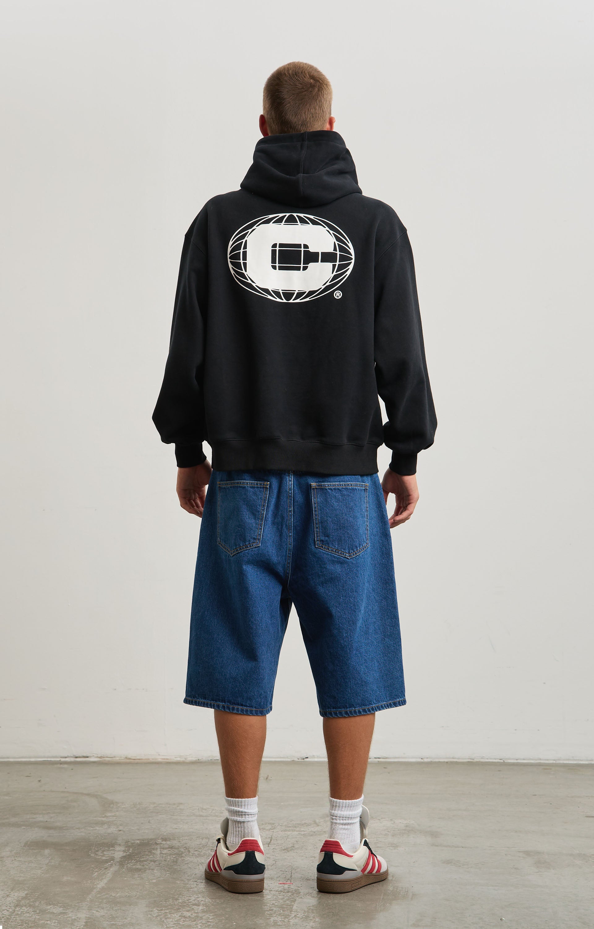 Concrete International Hoodie, Black