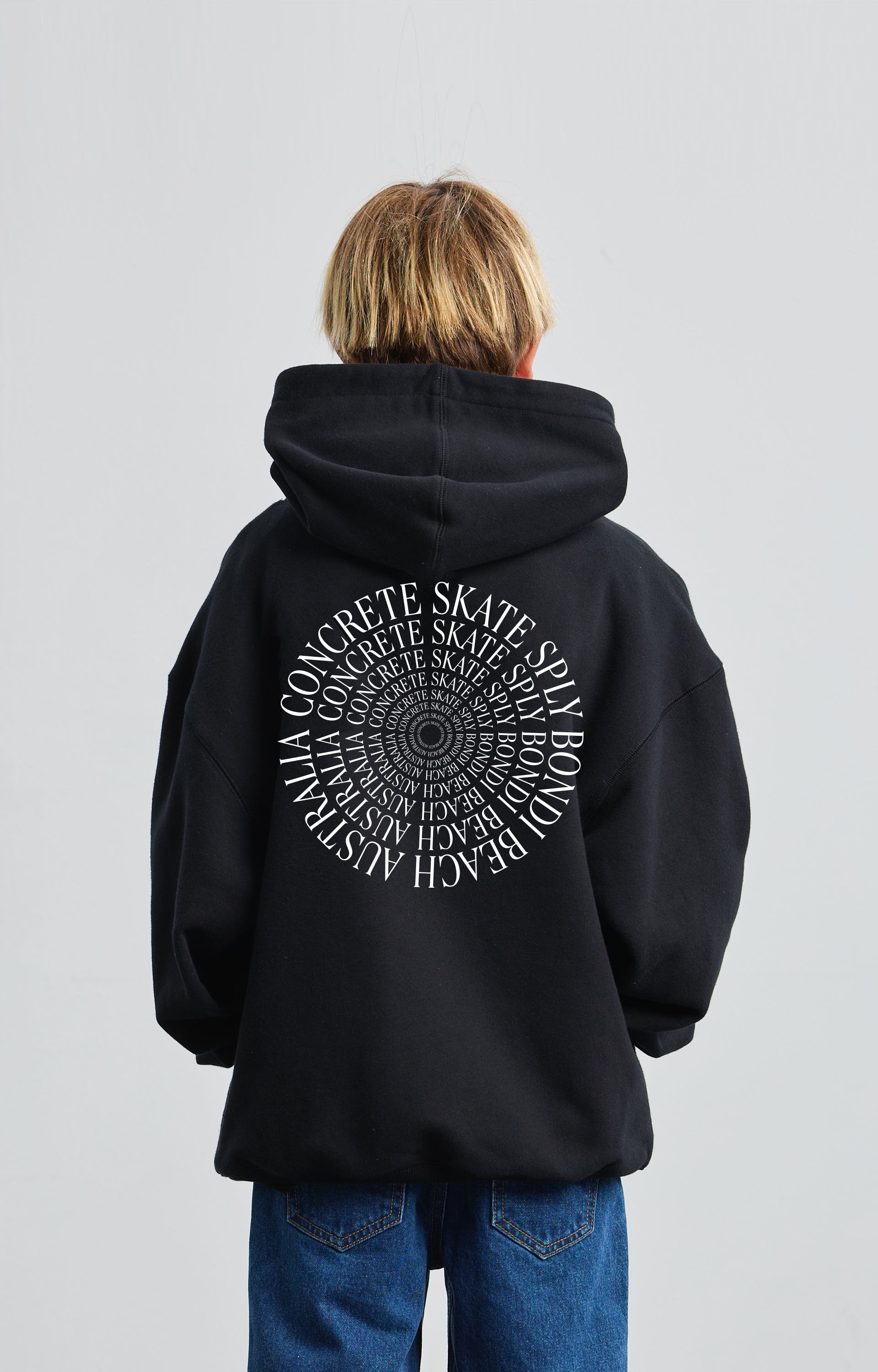 Concrete Youth Heritage Hoodie, Black