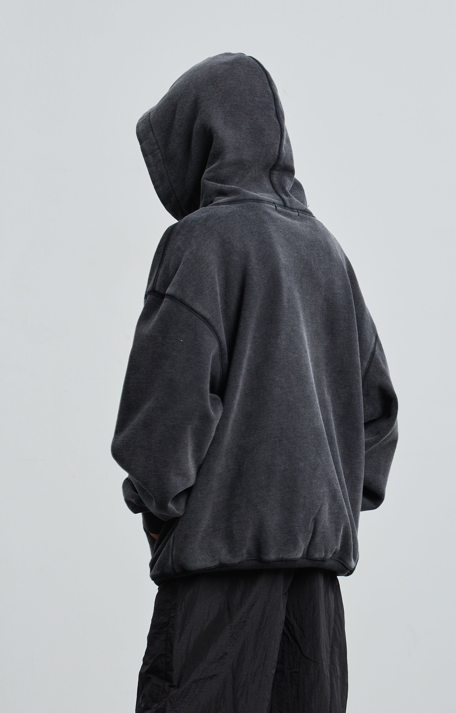 Concrete Youth League Hoodie, Washed Black