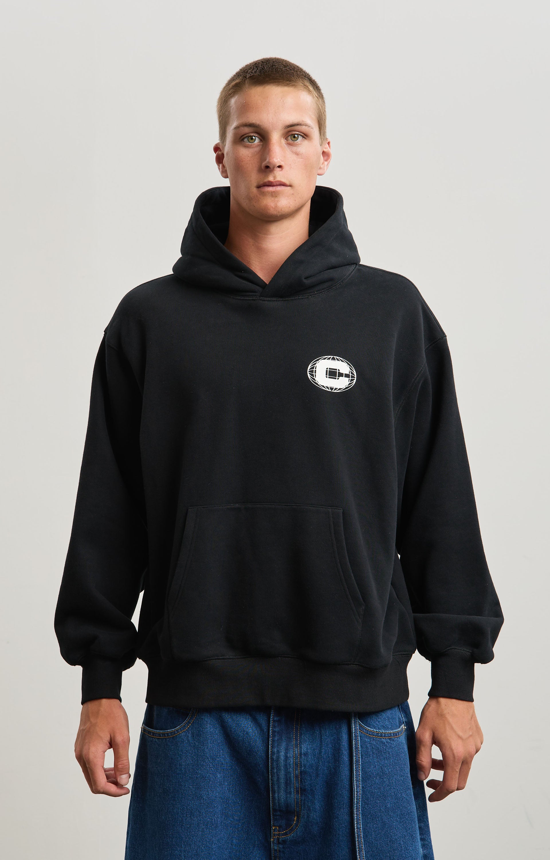 Concrete International Hoodie, Black