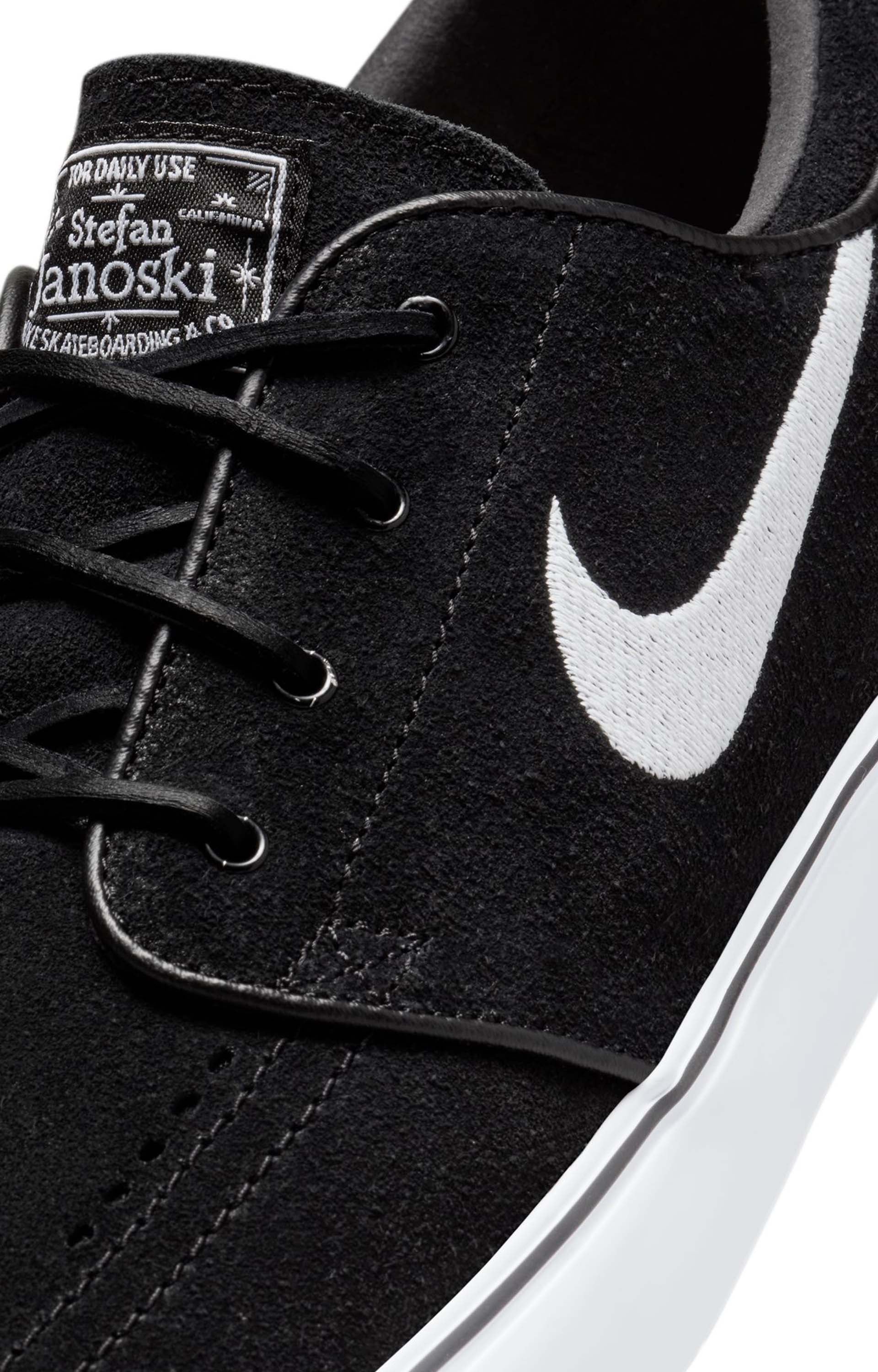 Nike SB Janoski Zoom OG+ Shoe, Black/White