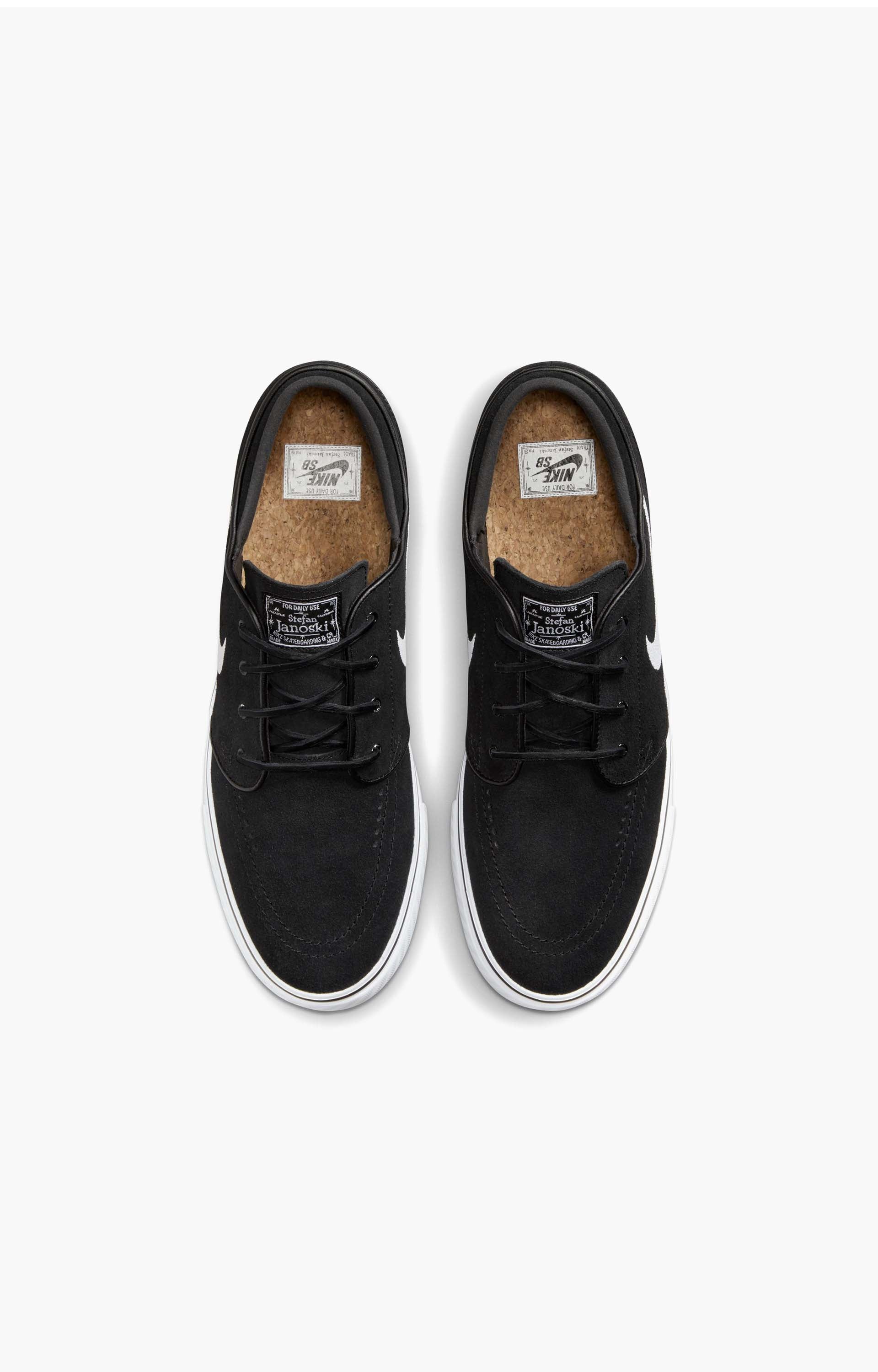 Nike SB Janoski Zoom OG+ Shoe, Black/White