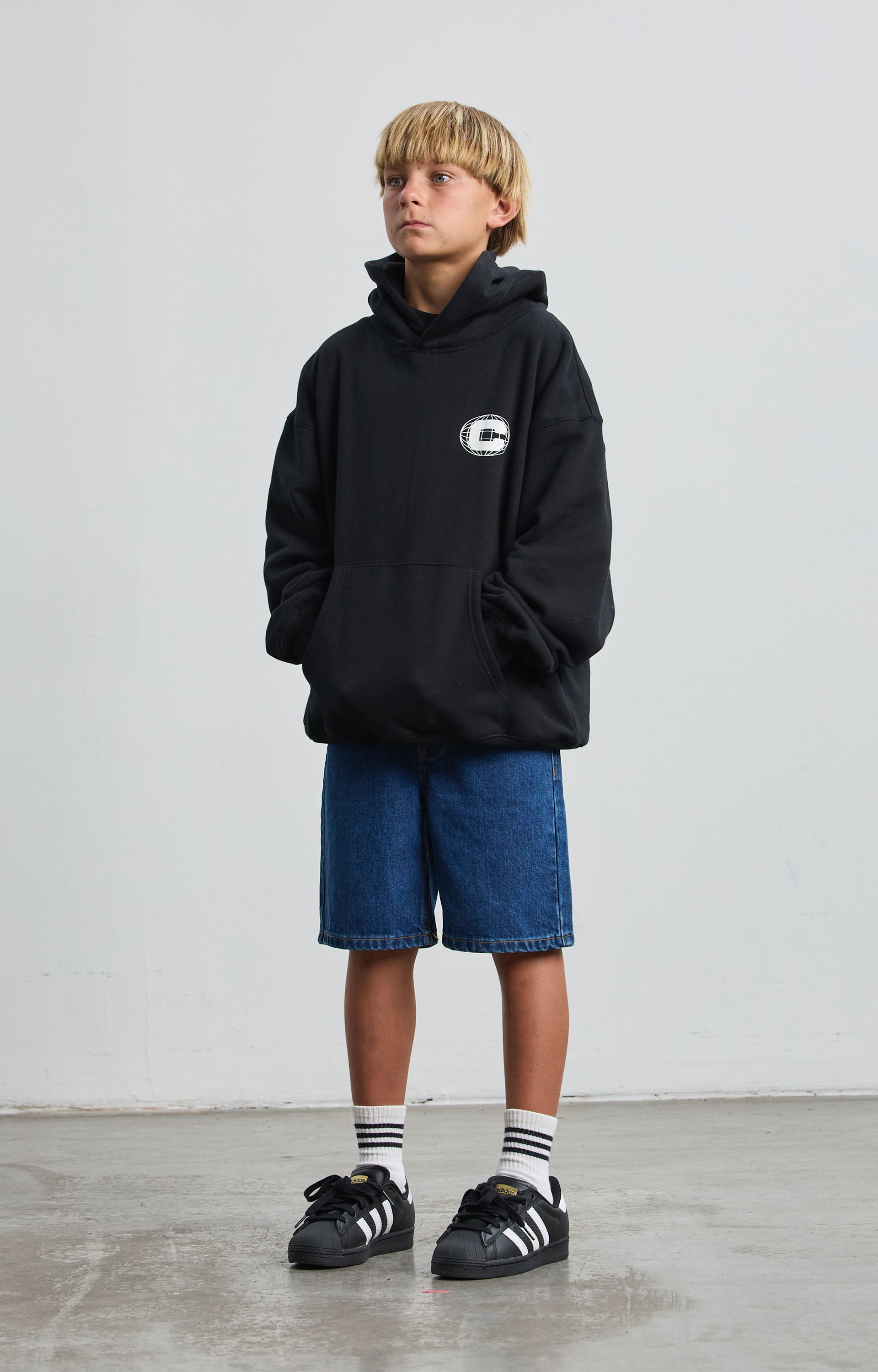 Concrete Youth International Hoodie, Black