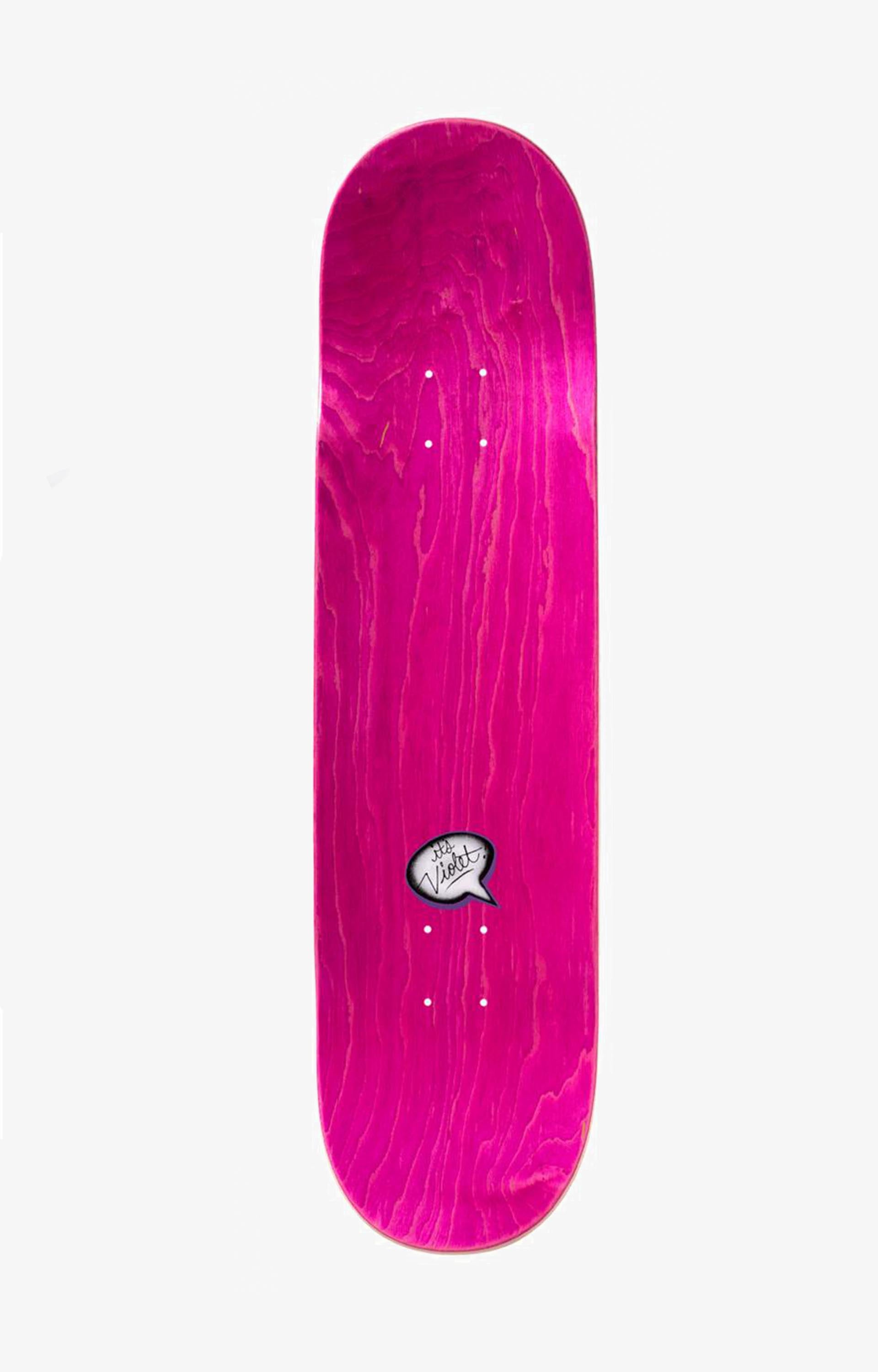 Violet Crew Skateboard Deck, 8.18"