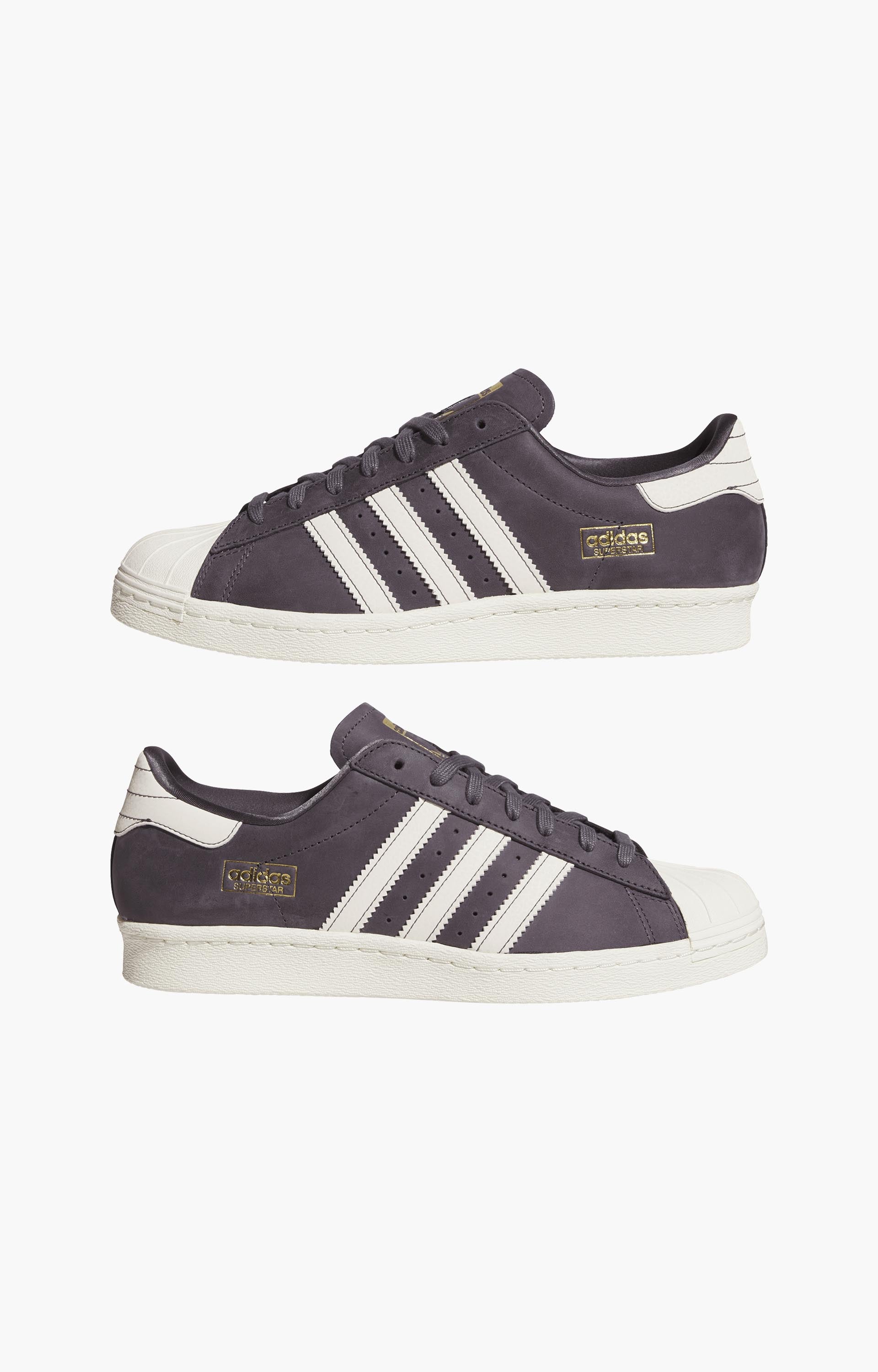 Adidas Superstar 80 ADV HQ9289 Shoes, Aurora Onix/Cloud White/Off White