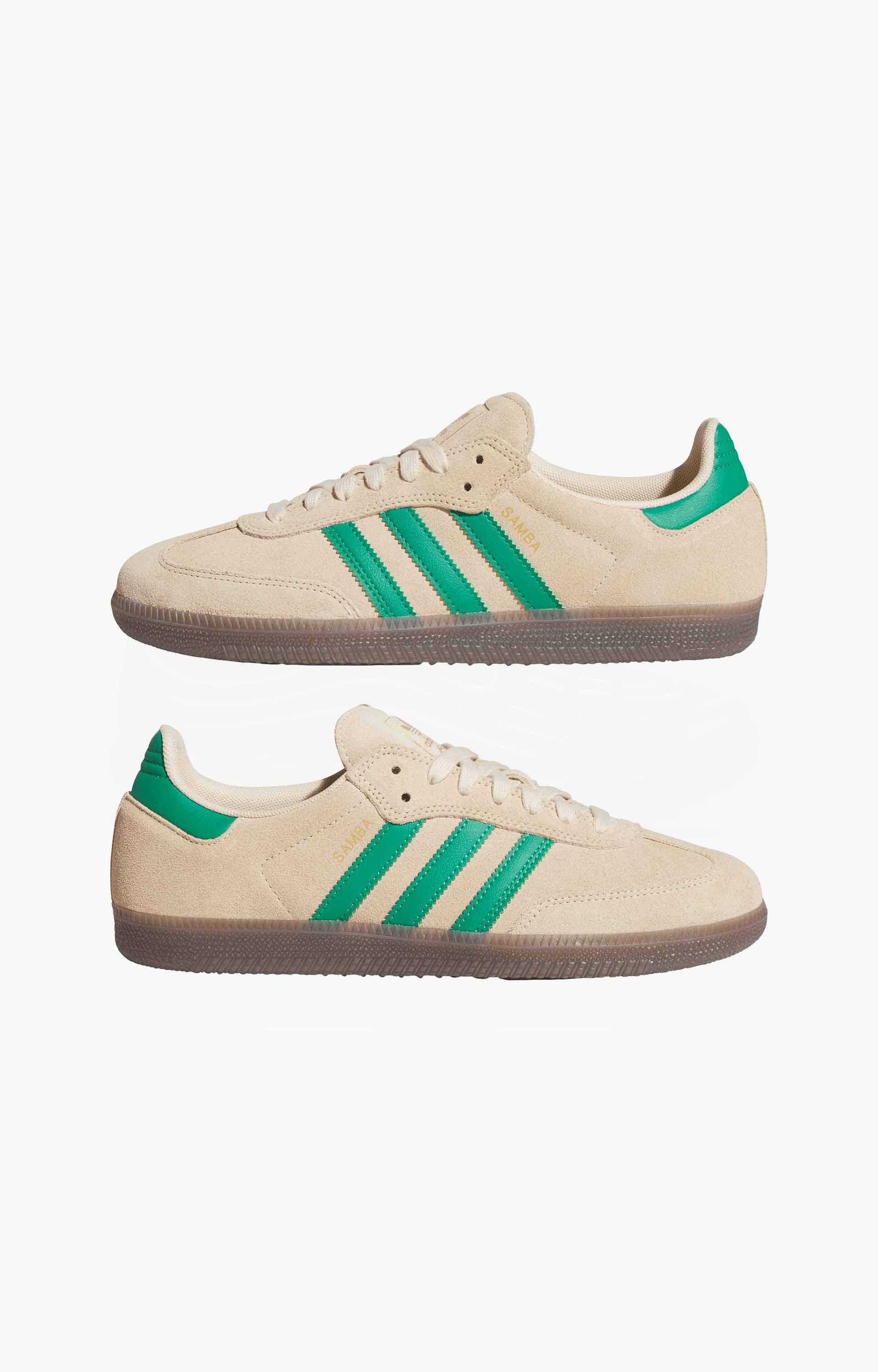 Adidas Samba Adv Shoe, Sand Strata/Court Green/Gum