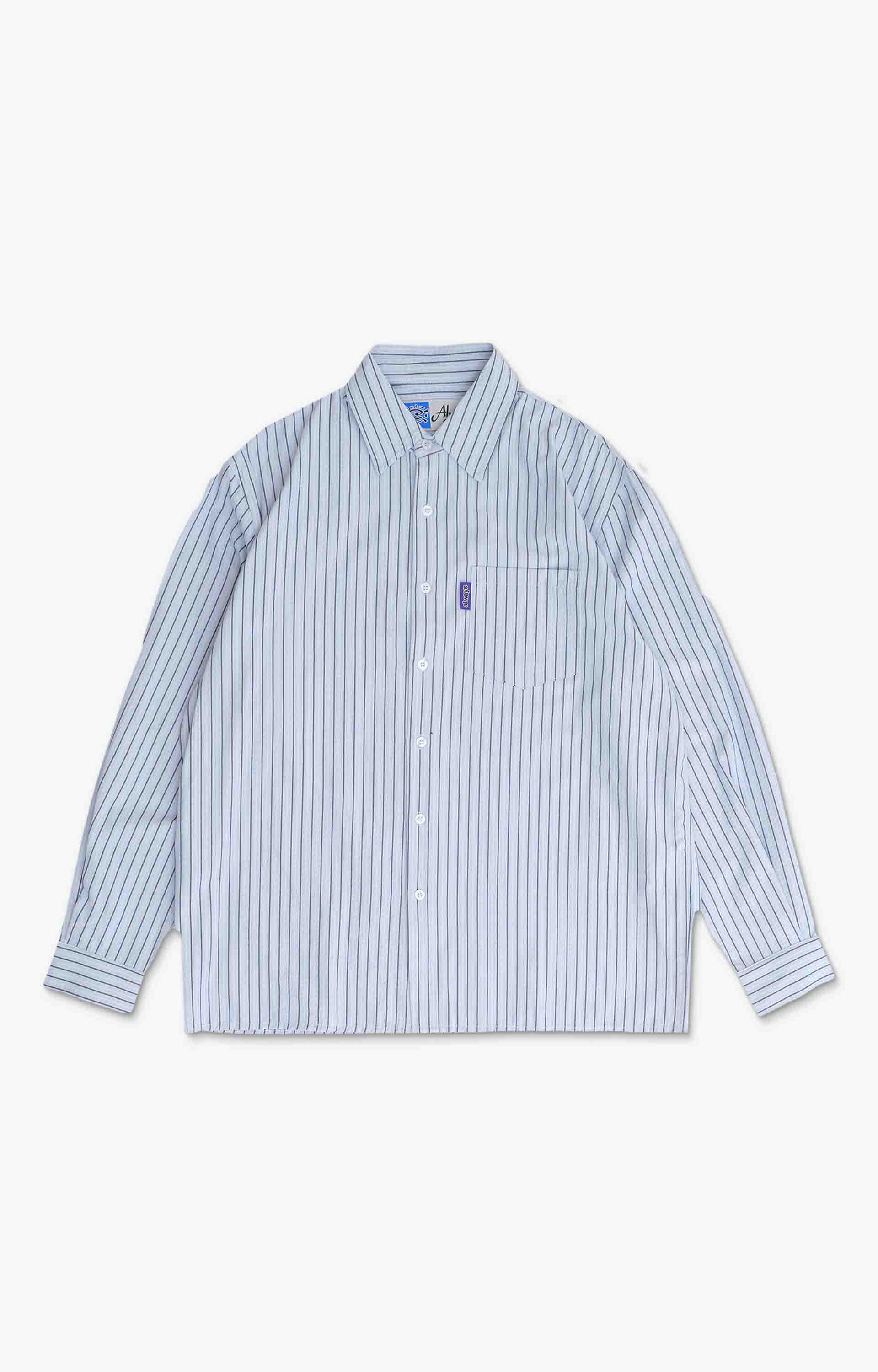 ADWYSD Business Leisure Longsleeves Shirt, Sky Blue