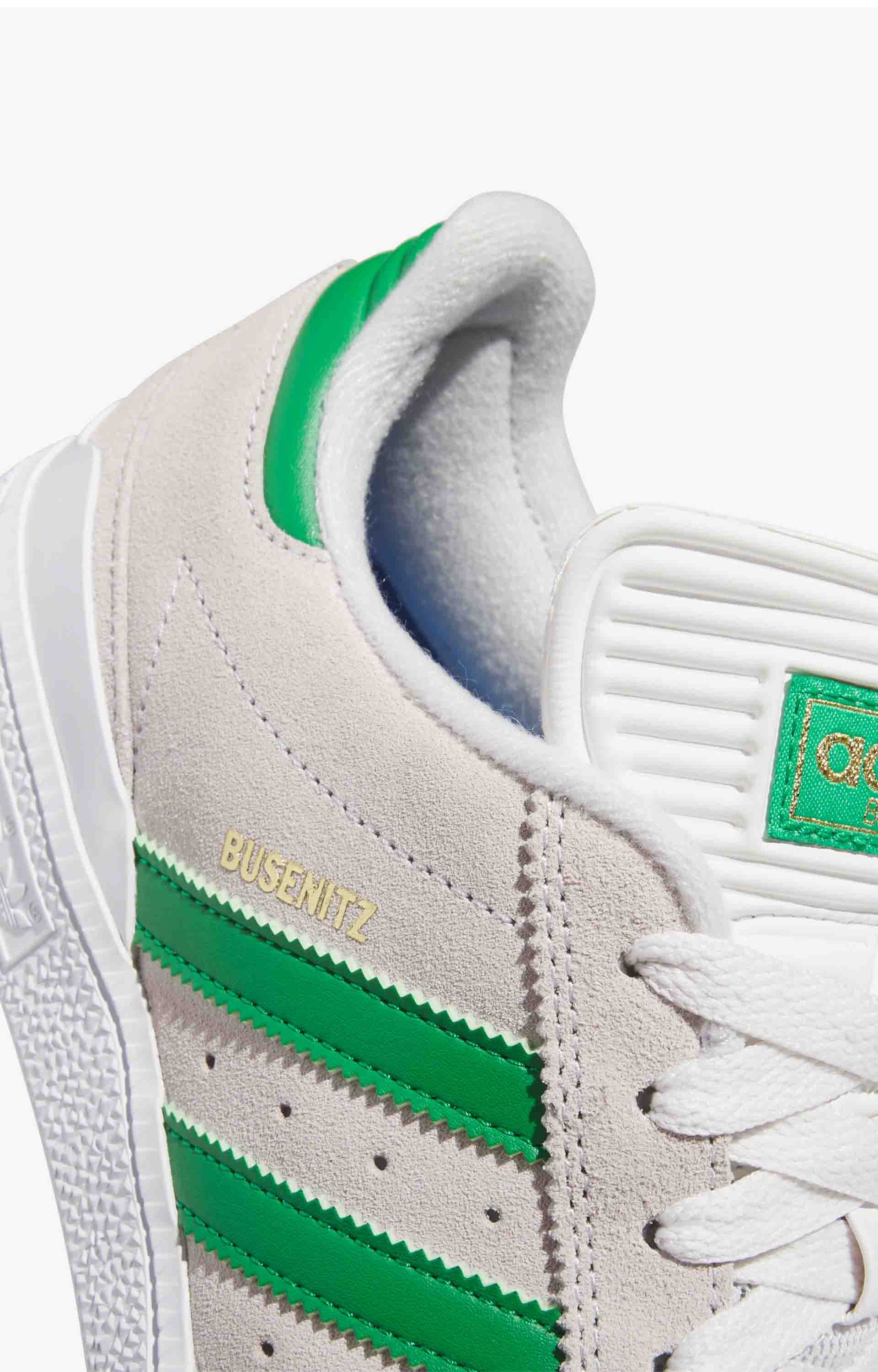 Adidas Busenitz Pro Shoes, Crystal White/Gold Metallic