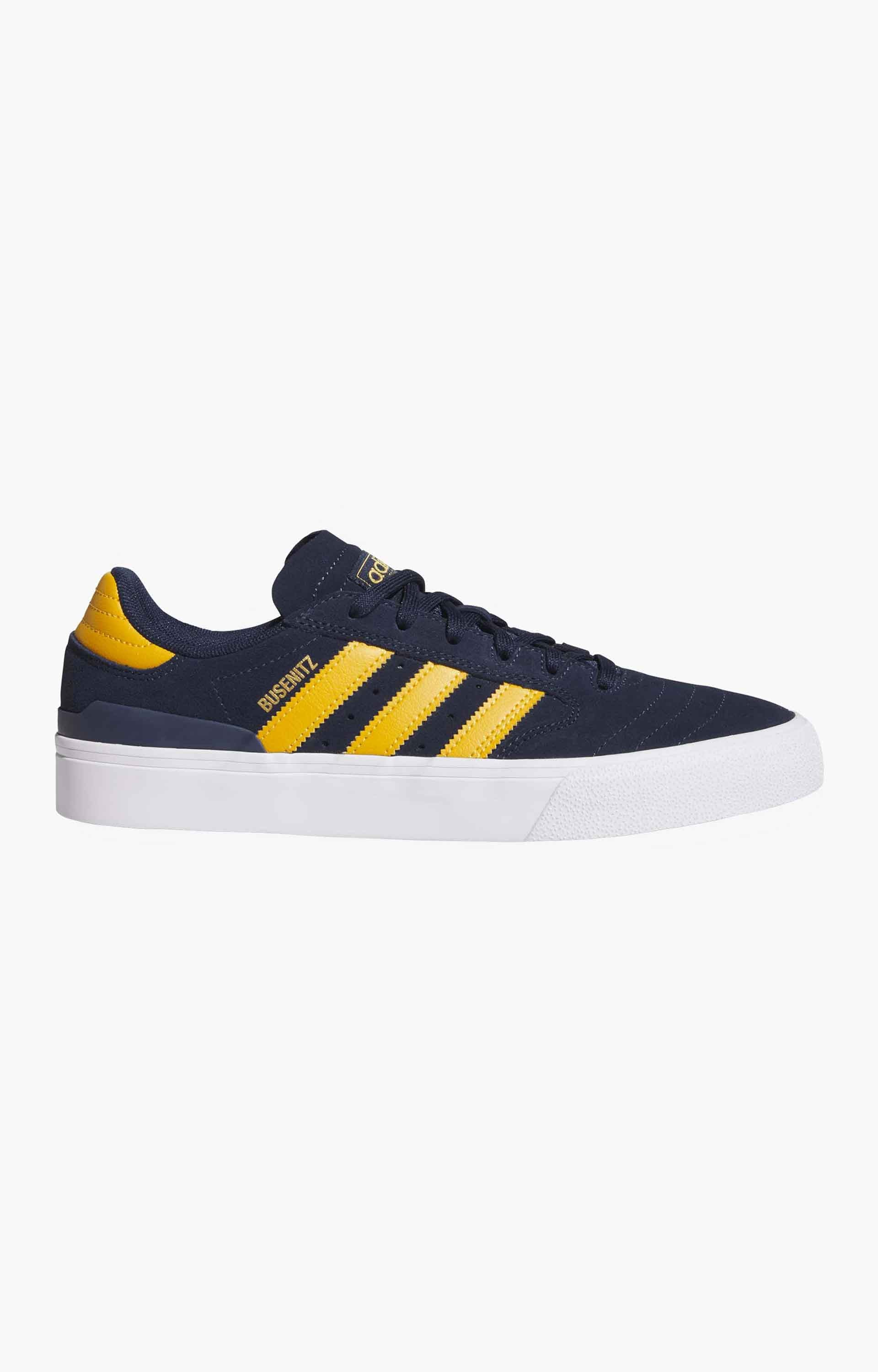 Adidas Busenitz Vulc II HQ7527 Shoes, Collegiate Navy/Preloved Yellow/Cloud White