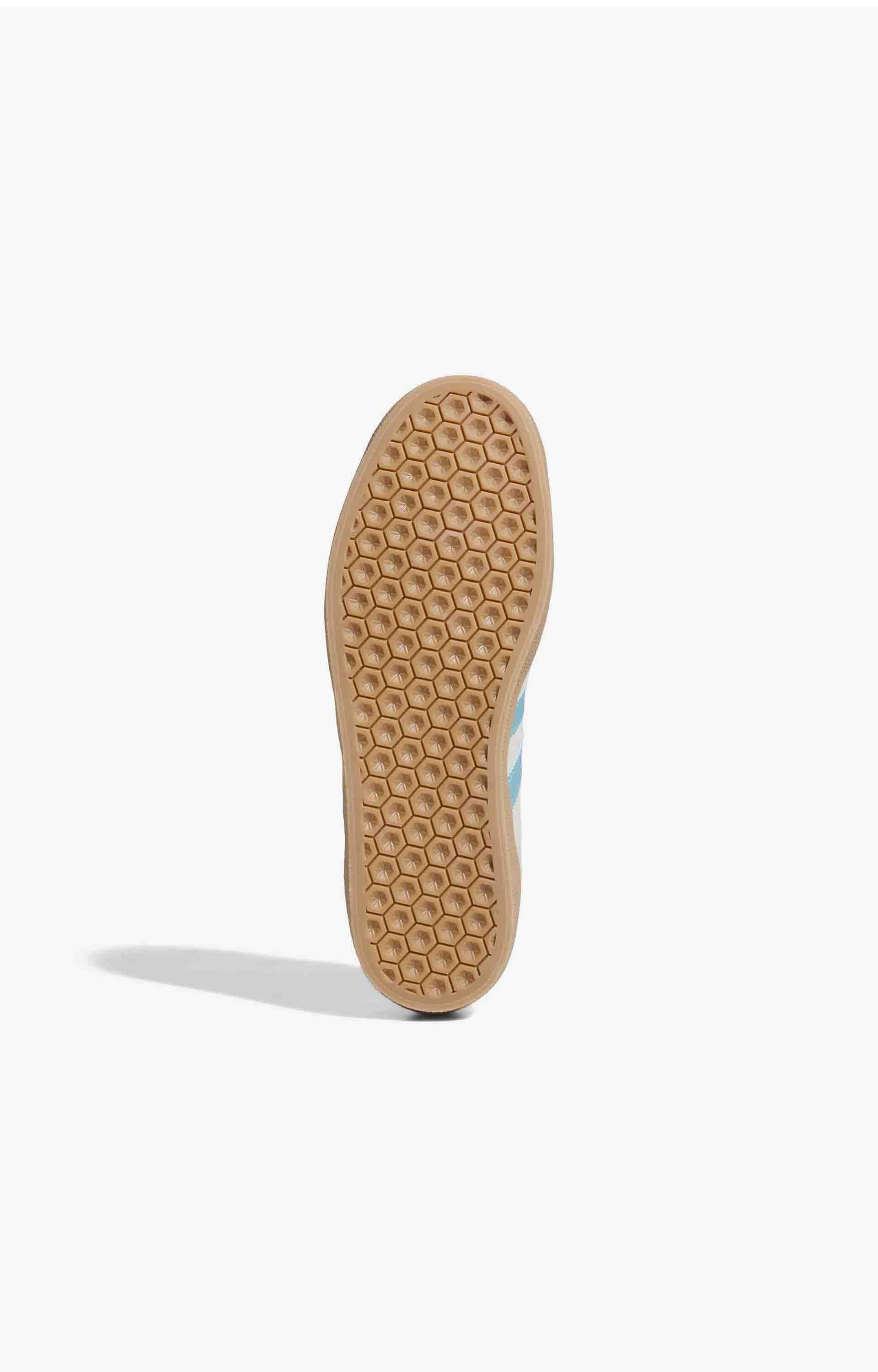 Adidas Gazelle ADV Shoe, Wonder White/Preloved Blue/Gum