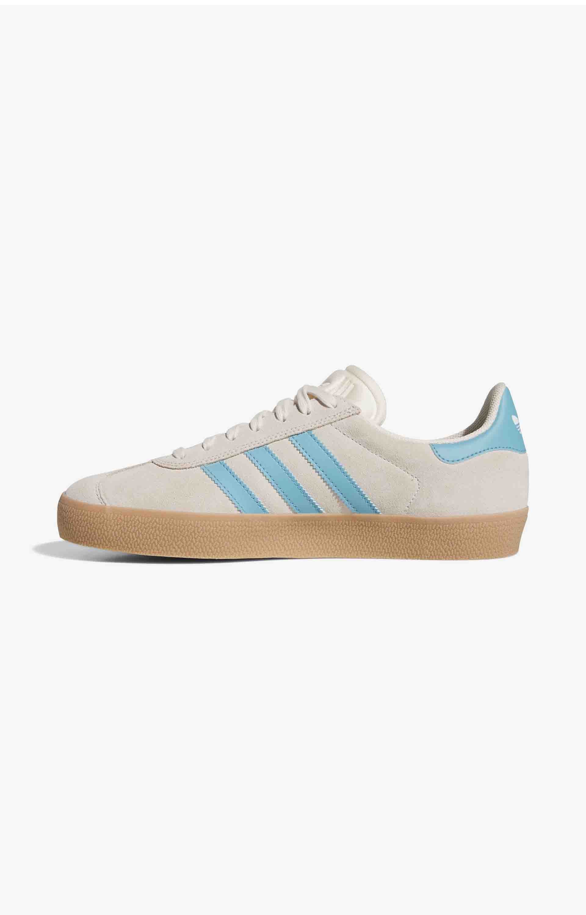 Adidas Gazelle ADV Shoe, Wonder White/Preloved Blue/Gum
