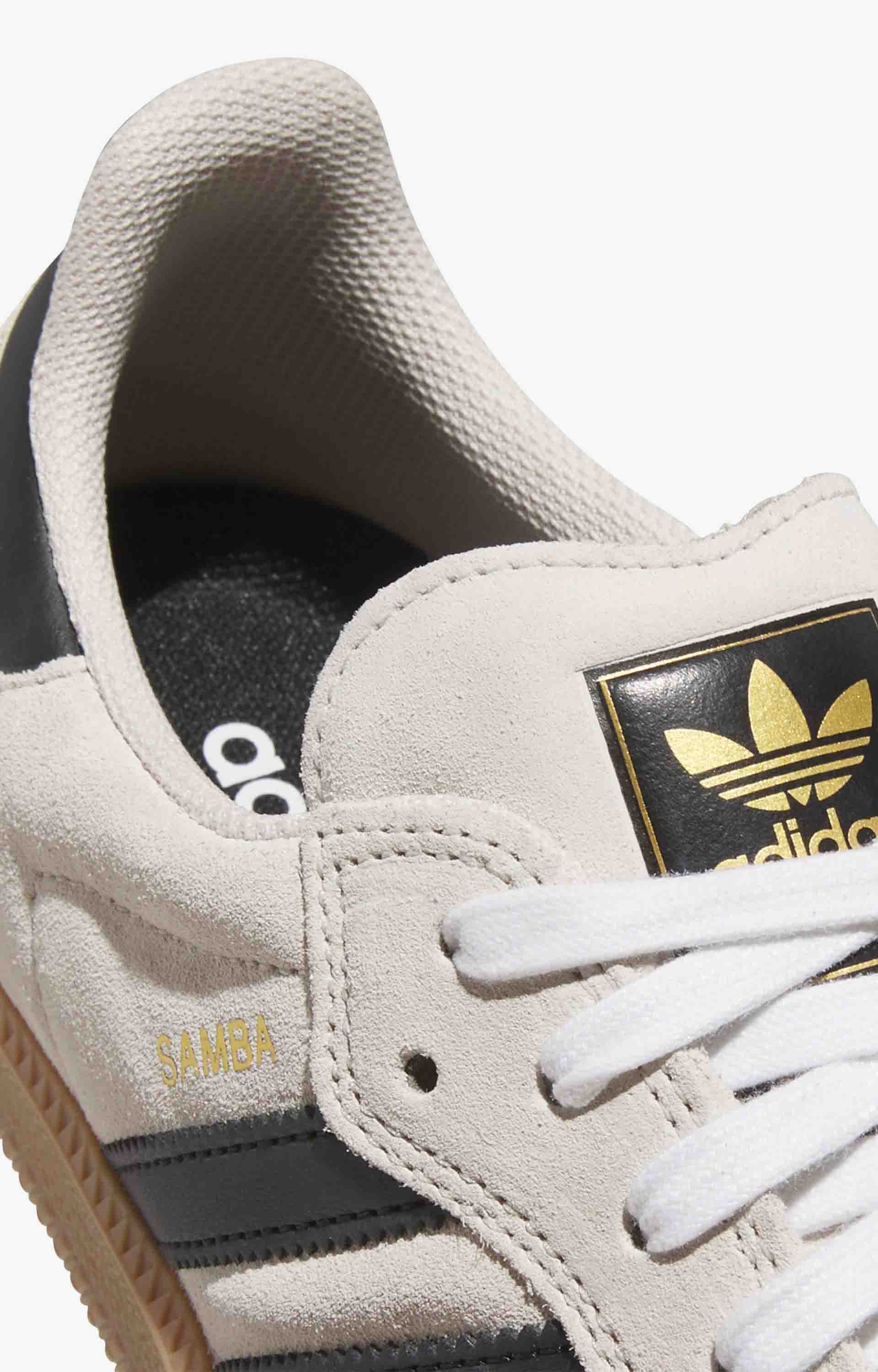 Adidas Samba ADV Shoe, Beige/Black/Gum