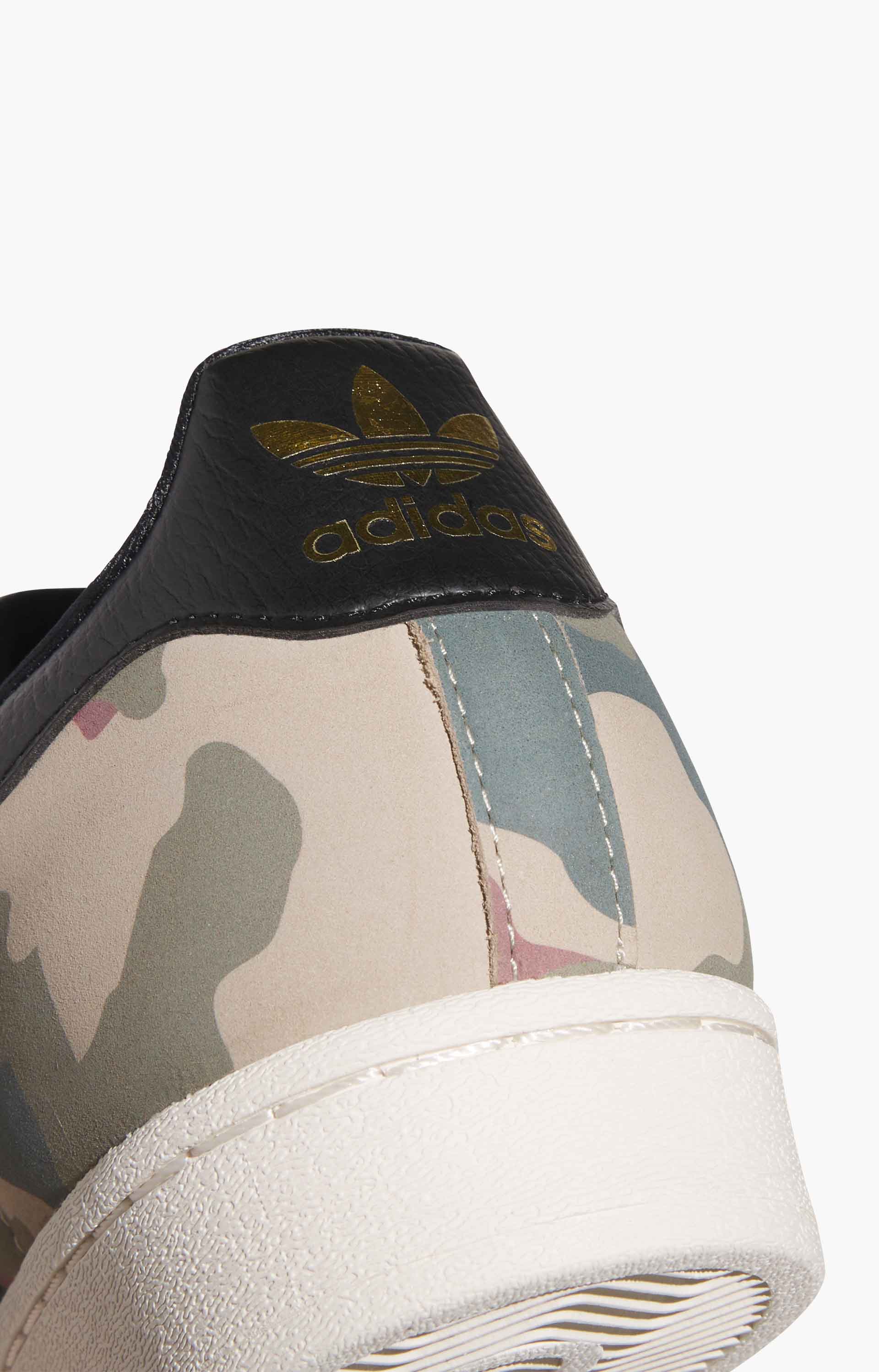 Adidas Superstar ADV Shoes, Khaki Heather/Core Black /Cloud White