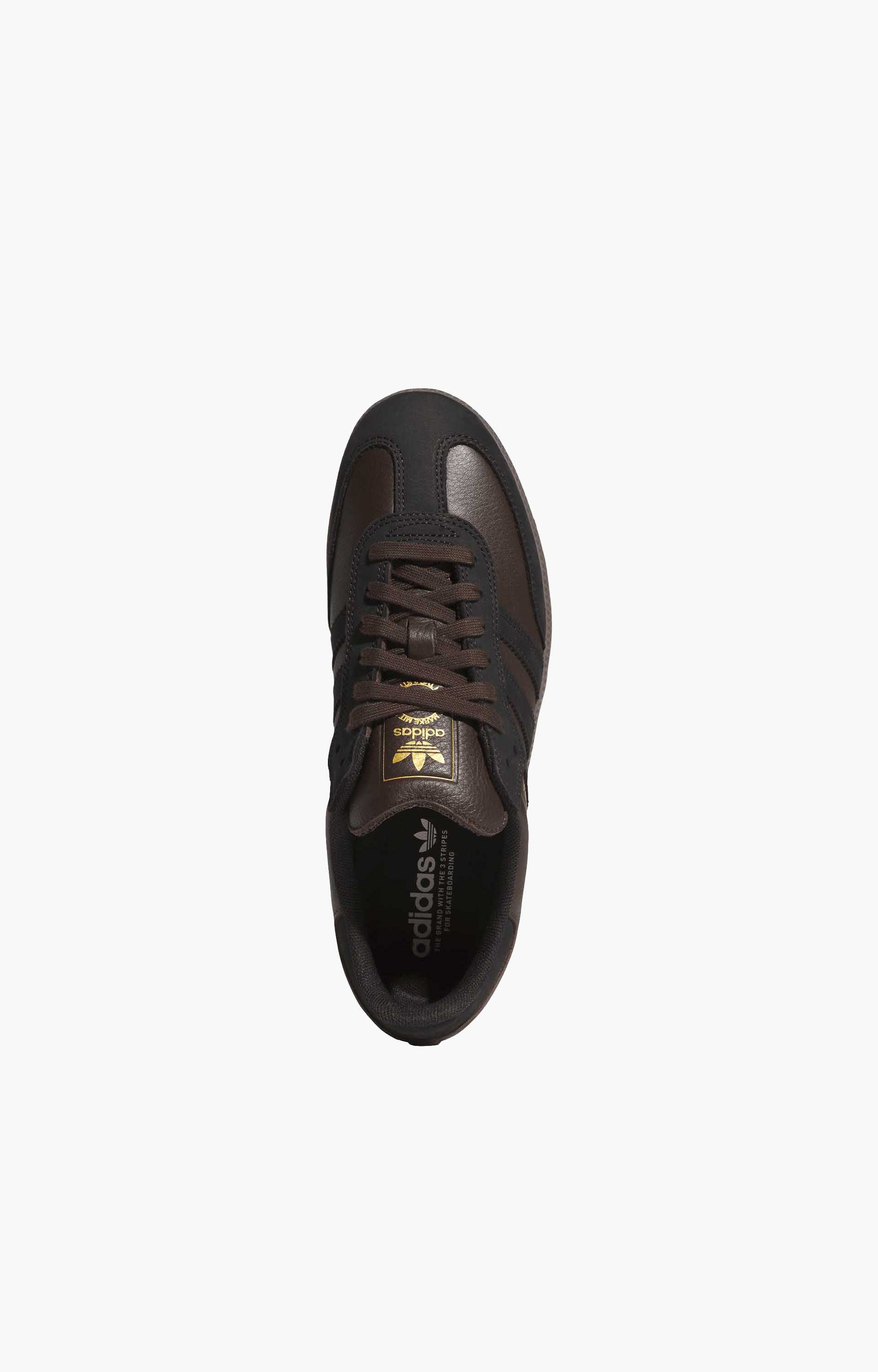 Adidas Samba Adv Shoe, Dark Brown/Core Black/Gum