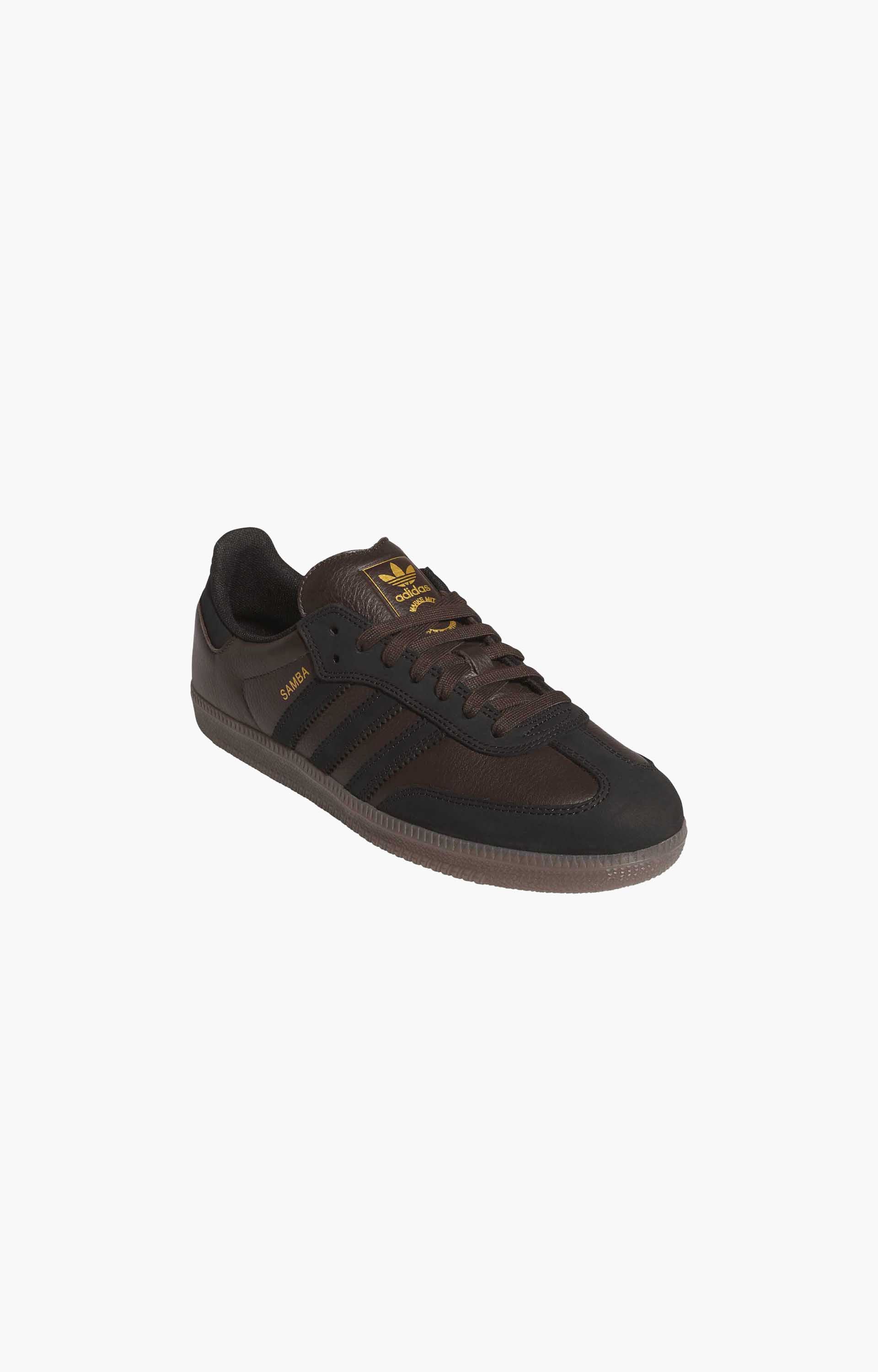 Adidas Samba Adv Shoe, Dark Brown/Core Black/Gum