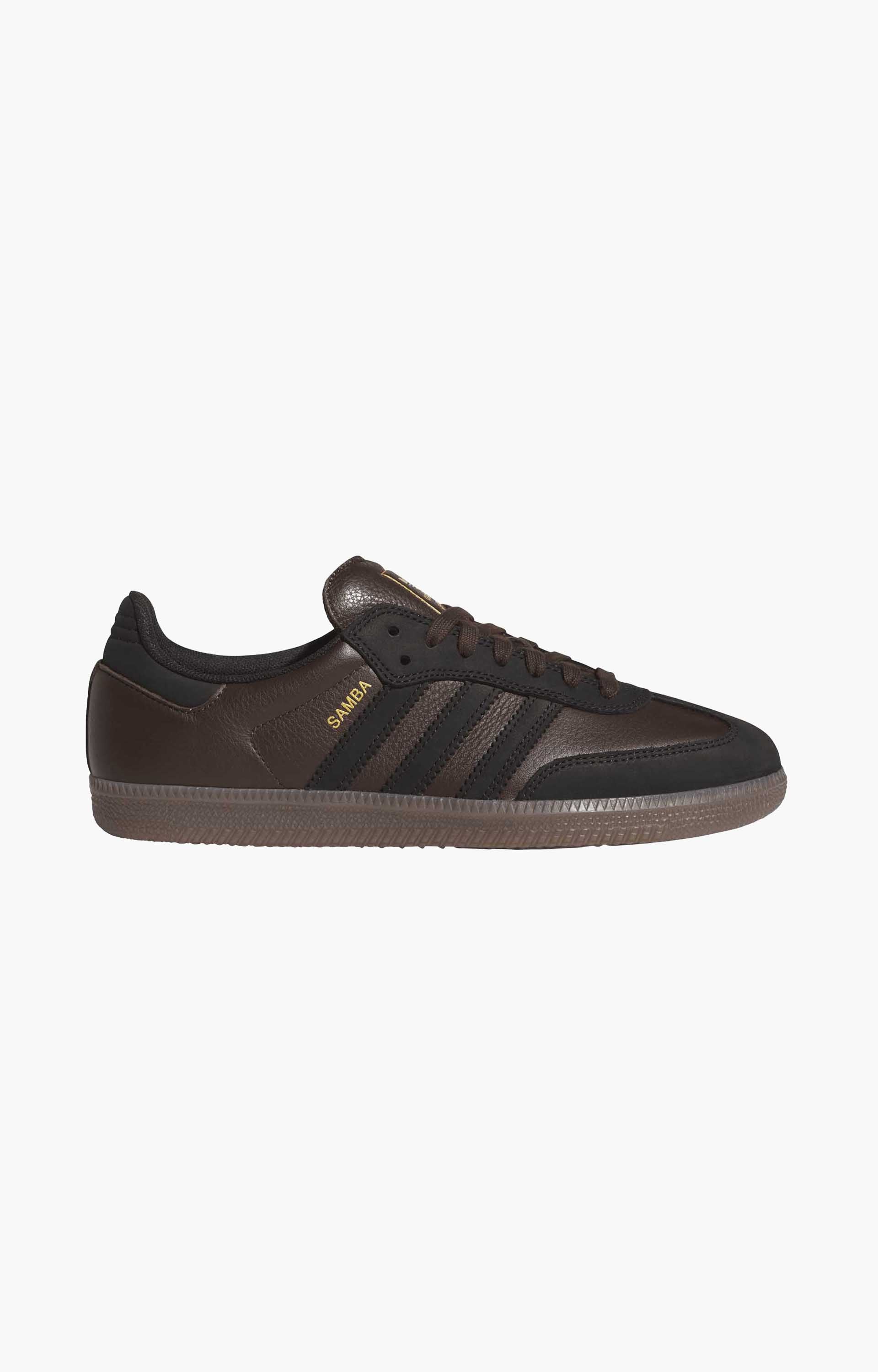 Adidas Samba Adv Shoe, Dark Brown/Core Black/Gum