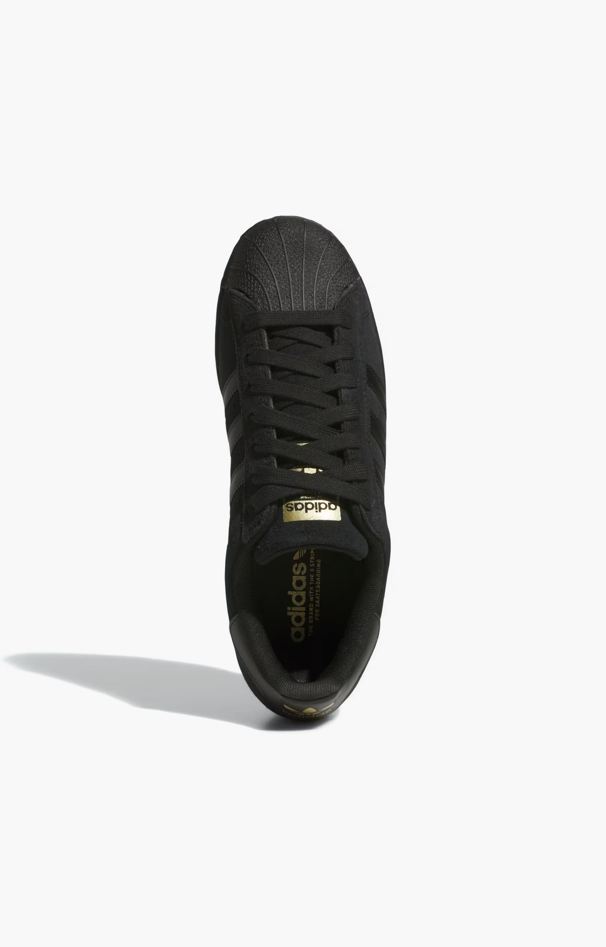 Adidas Superstar 80 ADV Shoe, Black/Black Suede