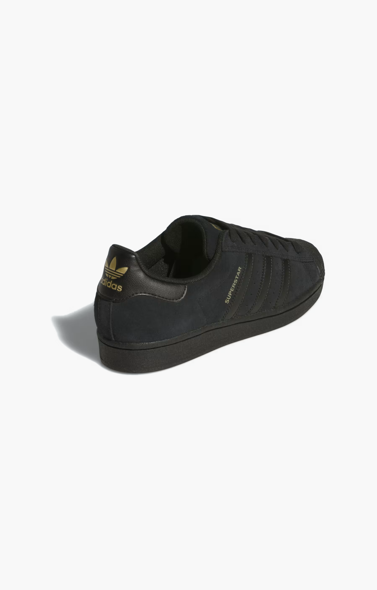 Adidas Superstar 80 ADV Shoe, Black/Black Suede