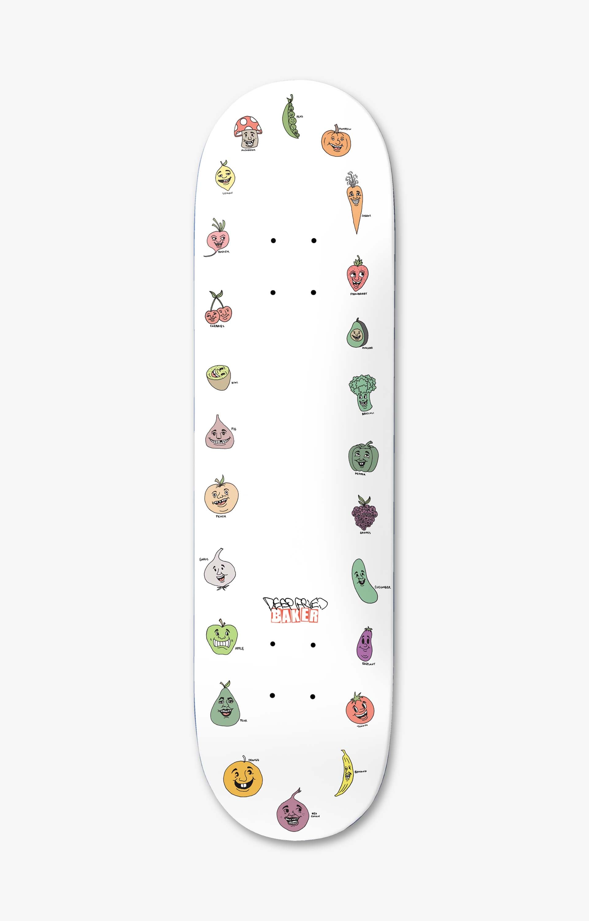 Baker TFunk Deep Fried Skateboard Deck, 8.5" Concrete Skate Supply