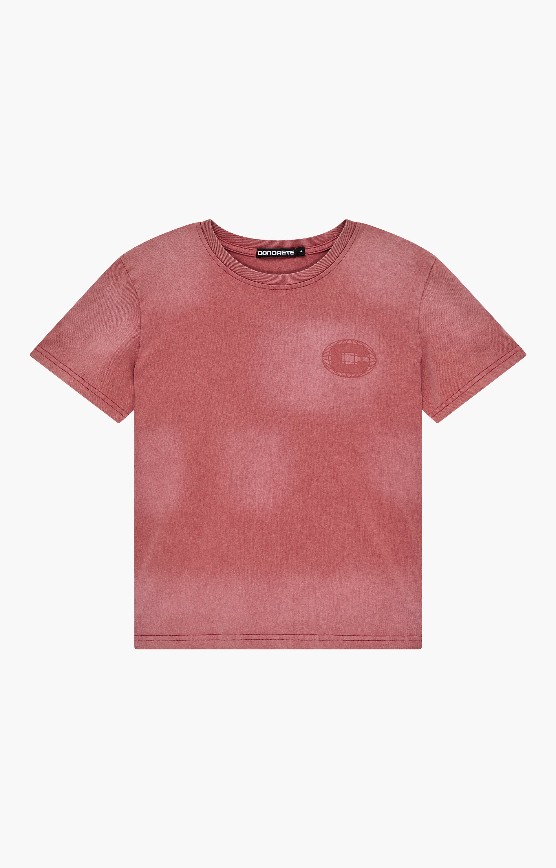 Concrete Youth Sunfade International T-Shirt, Rosso