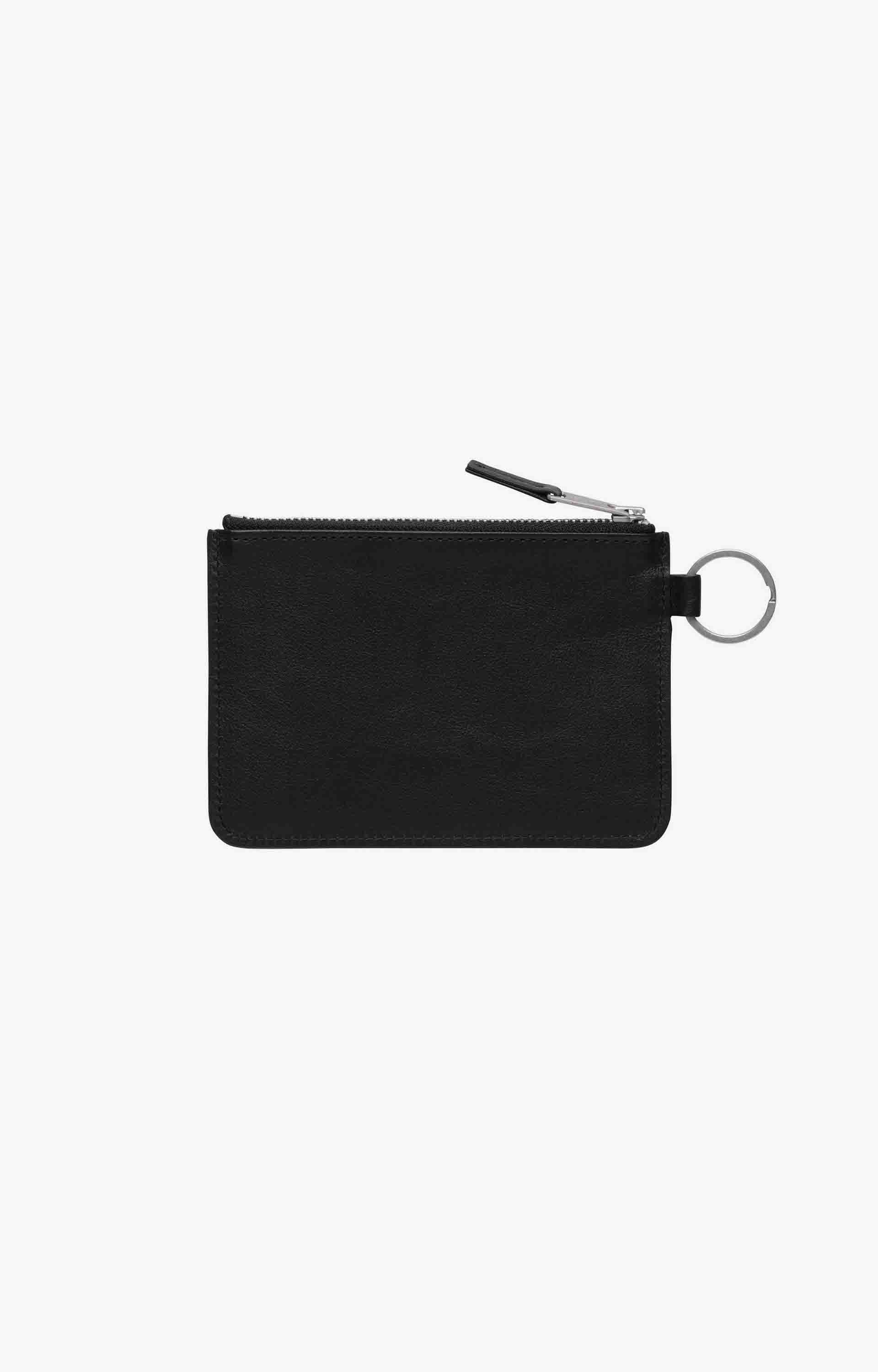 Carhartt WIP Double Vegas Zip Wallet, Black/Silver