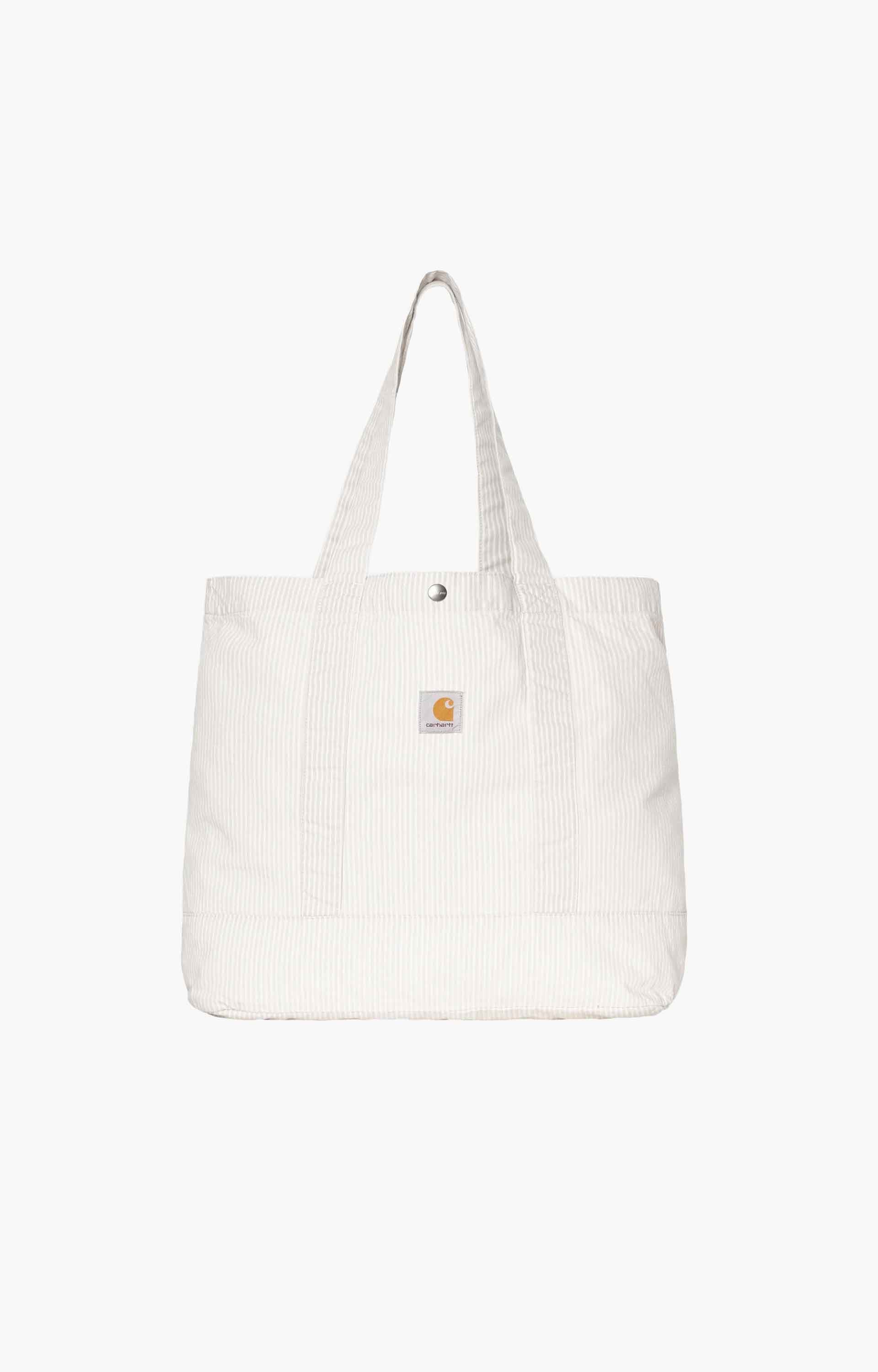 Carhartt WIP Mercer Tote Bag, Stripe Graphite/Wax