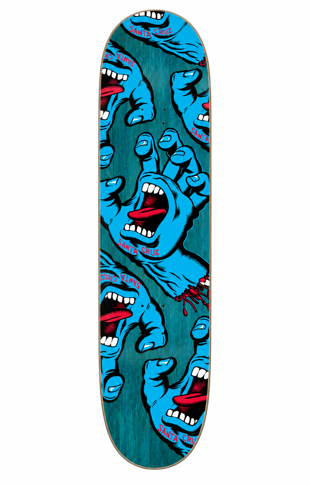 Santa Cruz Crowded Hand Skateboard Deck, 7.5"