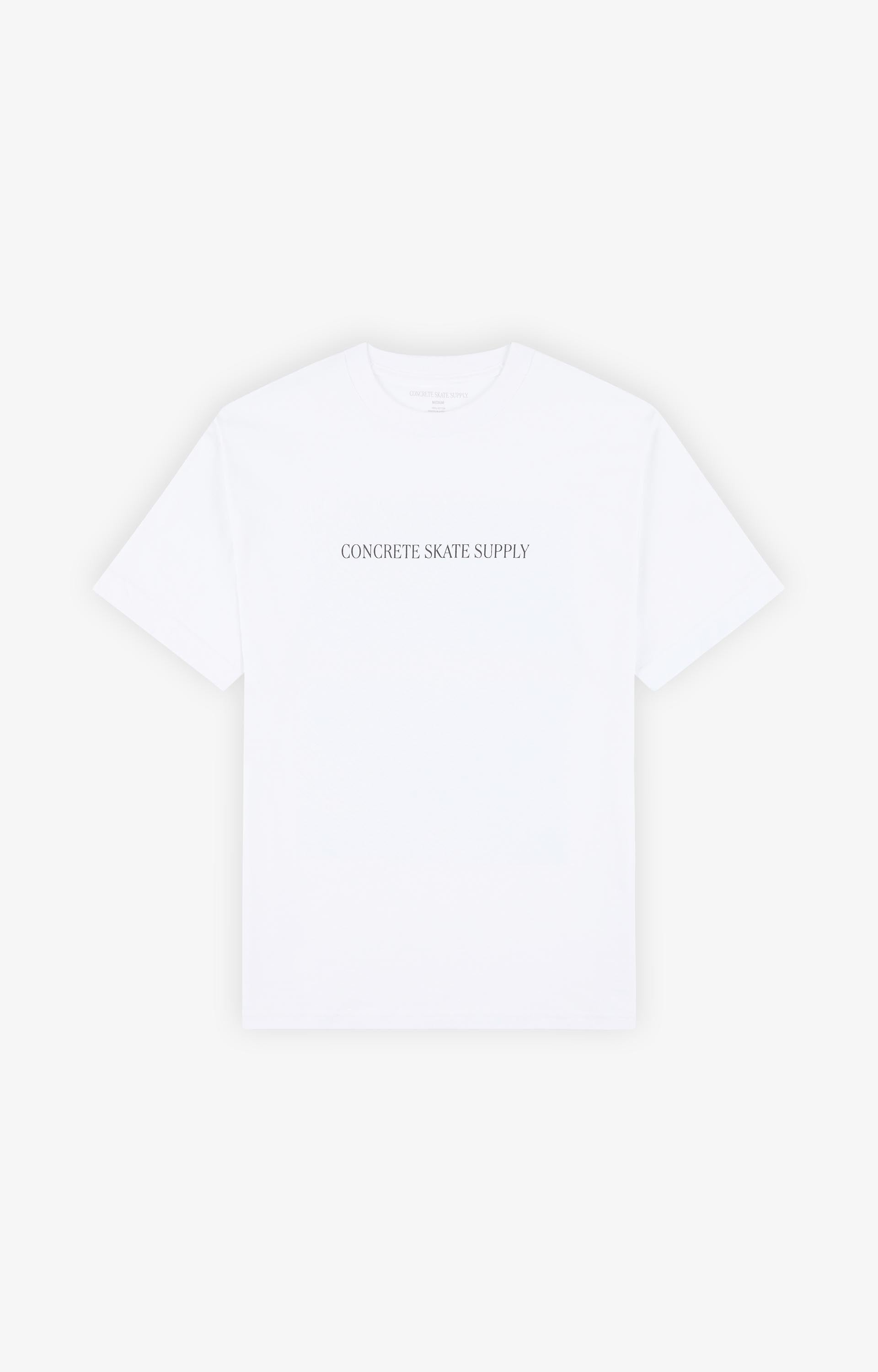 Concrete Skate Supply Heritage Youth T-Shirt, White