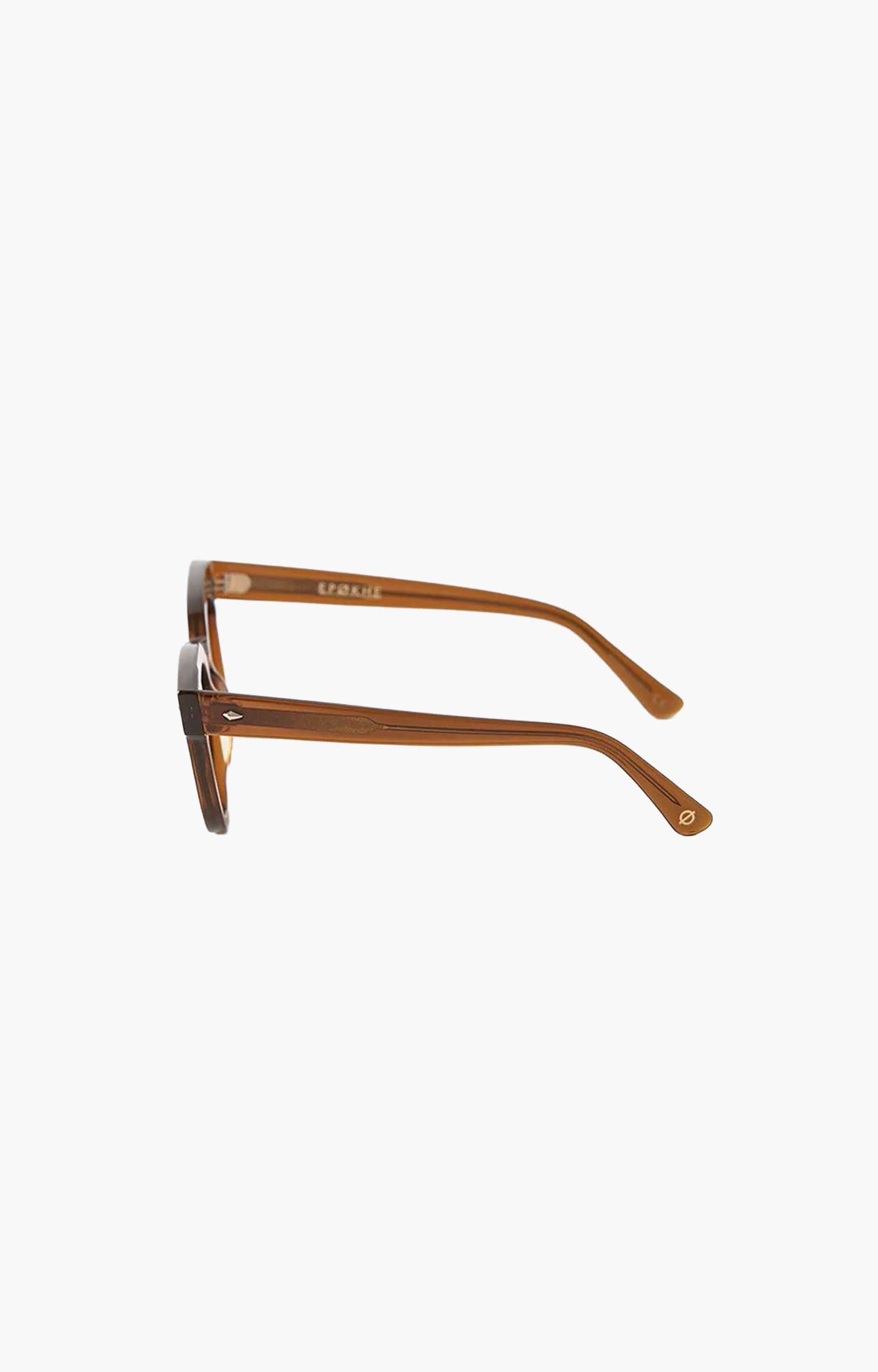Epokhe Dylan Zero Sunglasses, Maple Polished/Brown Zero