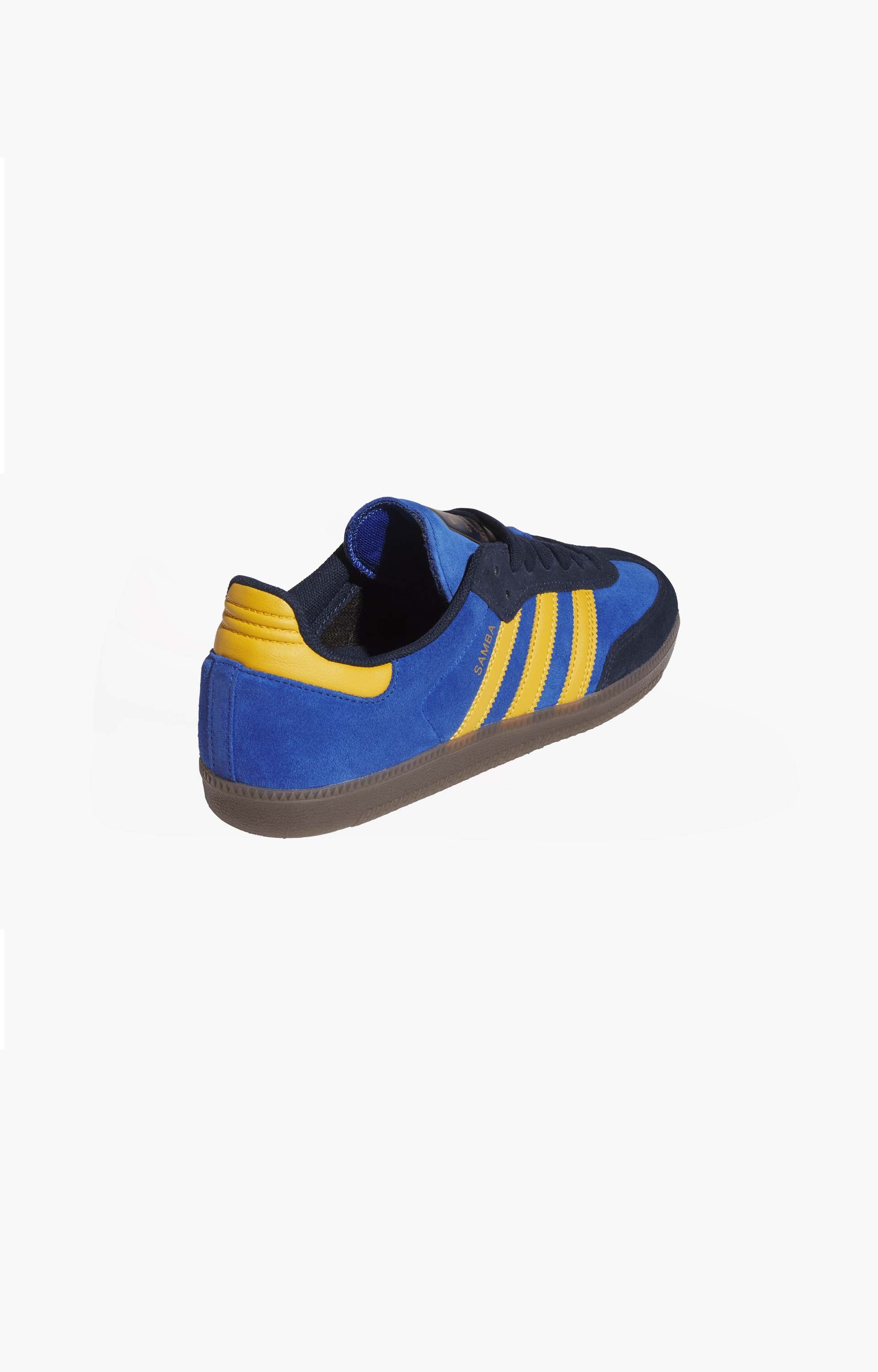 Adidas Samba ADV HQ9283 Shoes, Collegiate Navy/Preloved Yellow/Royal Blue