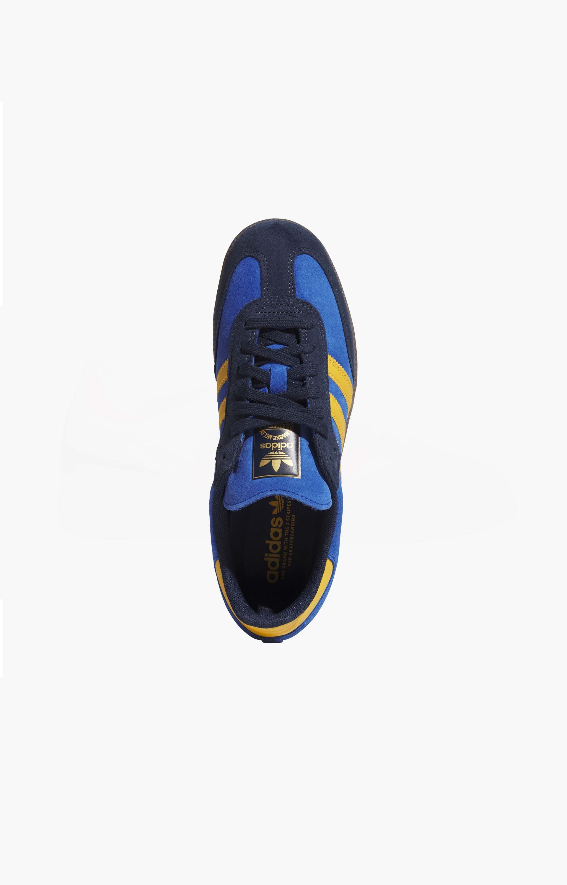 Adidas Samba ADV HQ9283 Shoes, Collegiate Navy/Preloved Yellow/Royal Blue