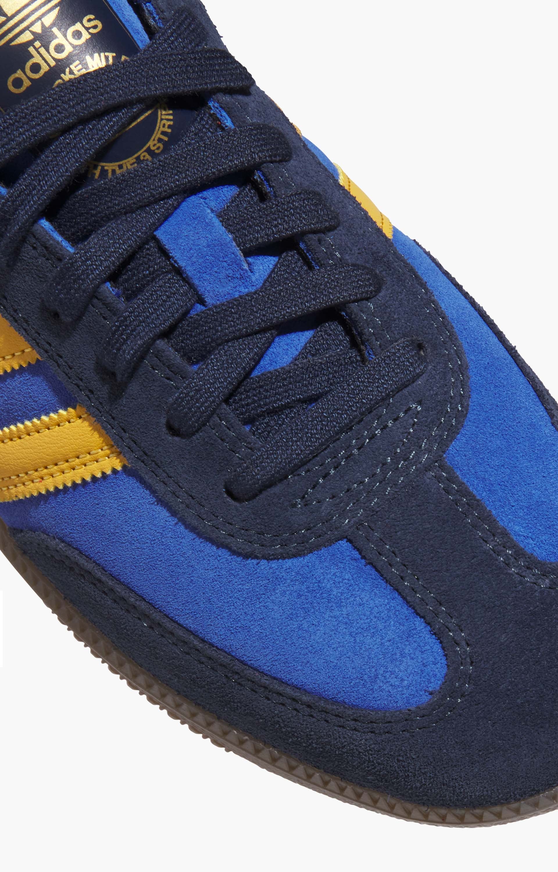 Adidas Samba ADV HQ9283 Shoes, Collegiate Navy/Preloved Yellow/Royal Blue