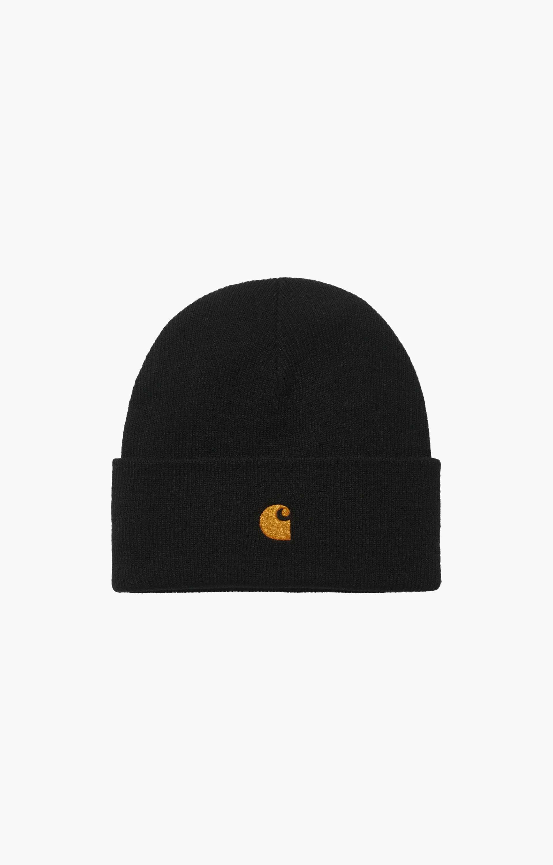 Carhartt WIP Chase Beanie, Black/Gold
