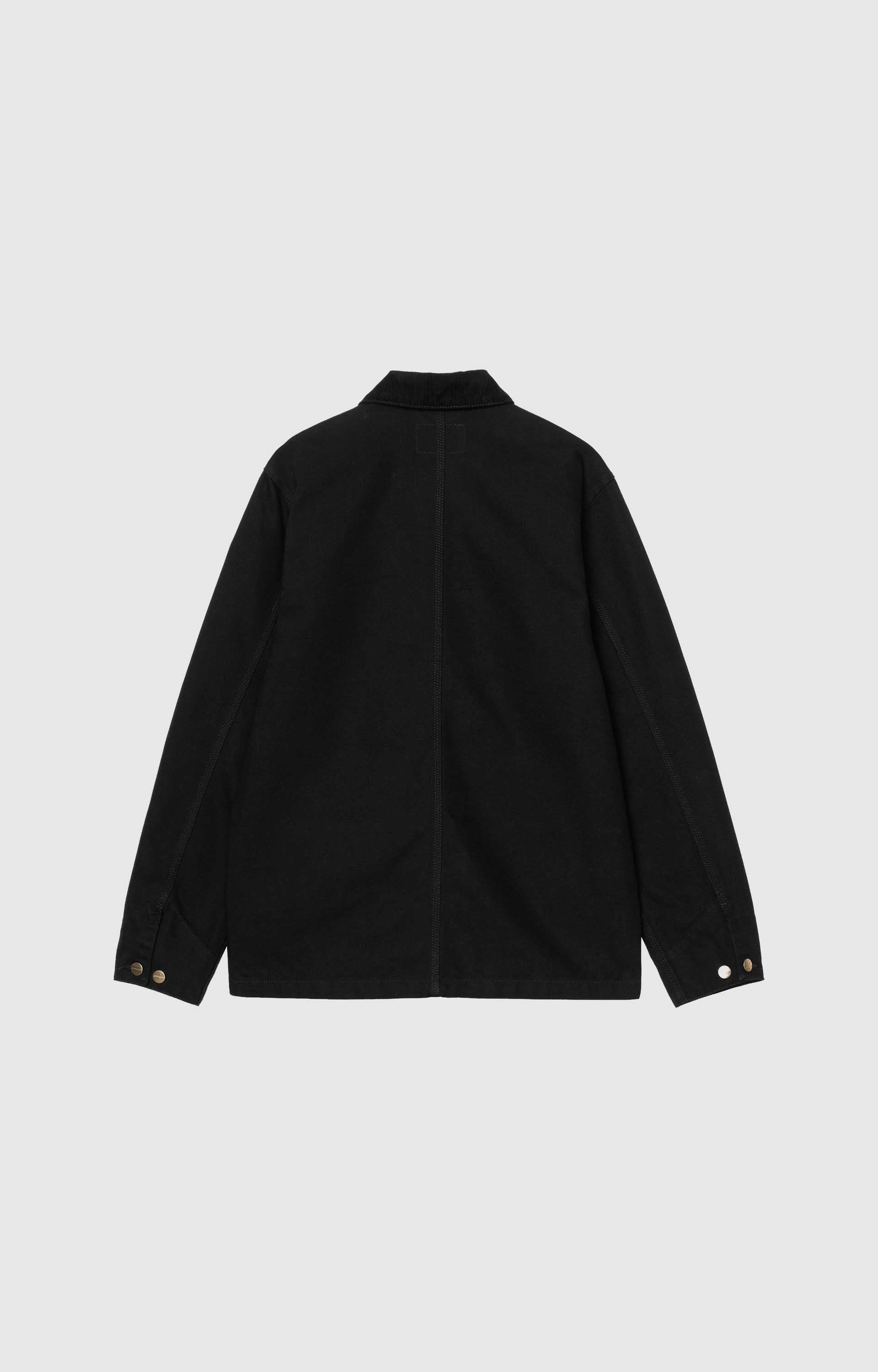 Carhartt WIP Michigan Coat, Black/Black Rinsed