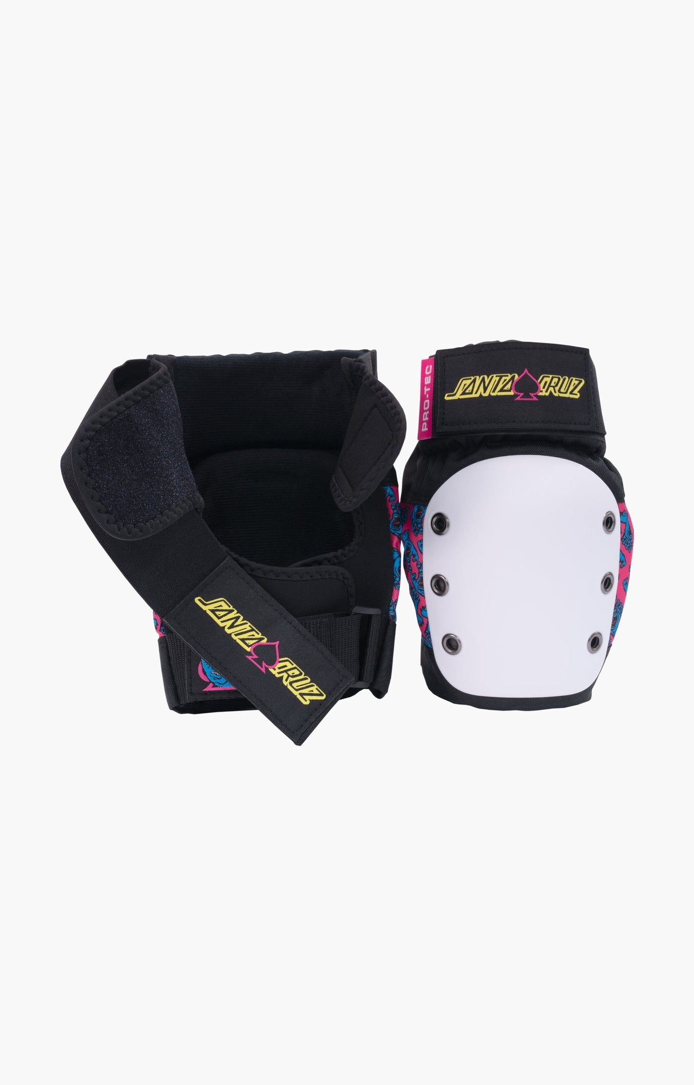 Pro-Tec Street Junior Protective 3 Pack Wrist Guards and Pads - Santa Cruz special edition