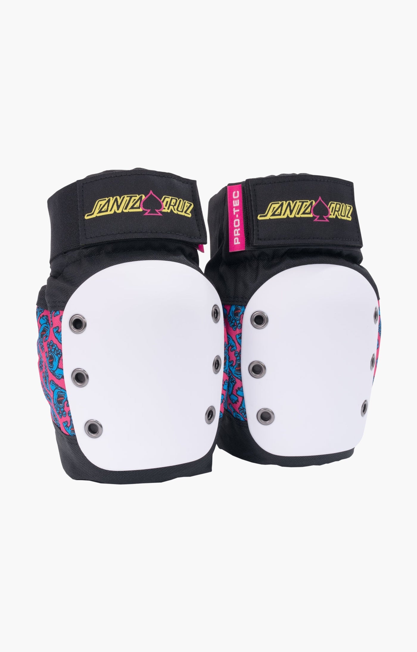 Pro-Tec Street Junior Protective 3 Pack Wrist Guards and Pads - Santa Cruz special edition