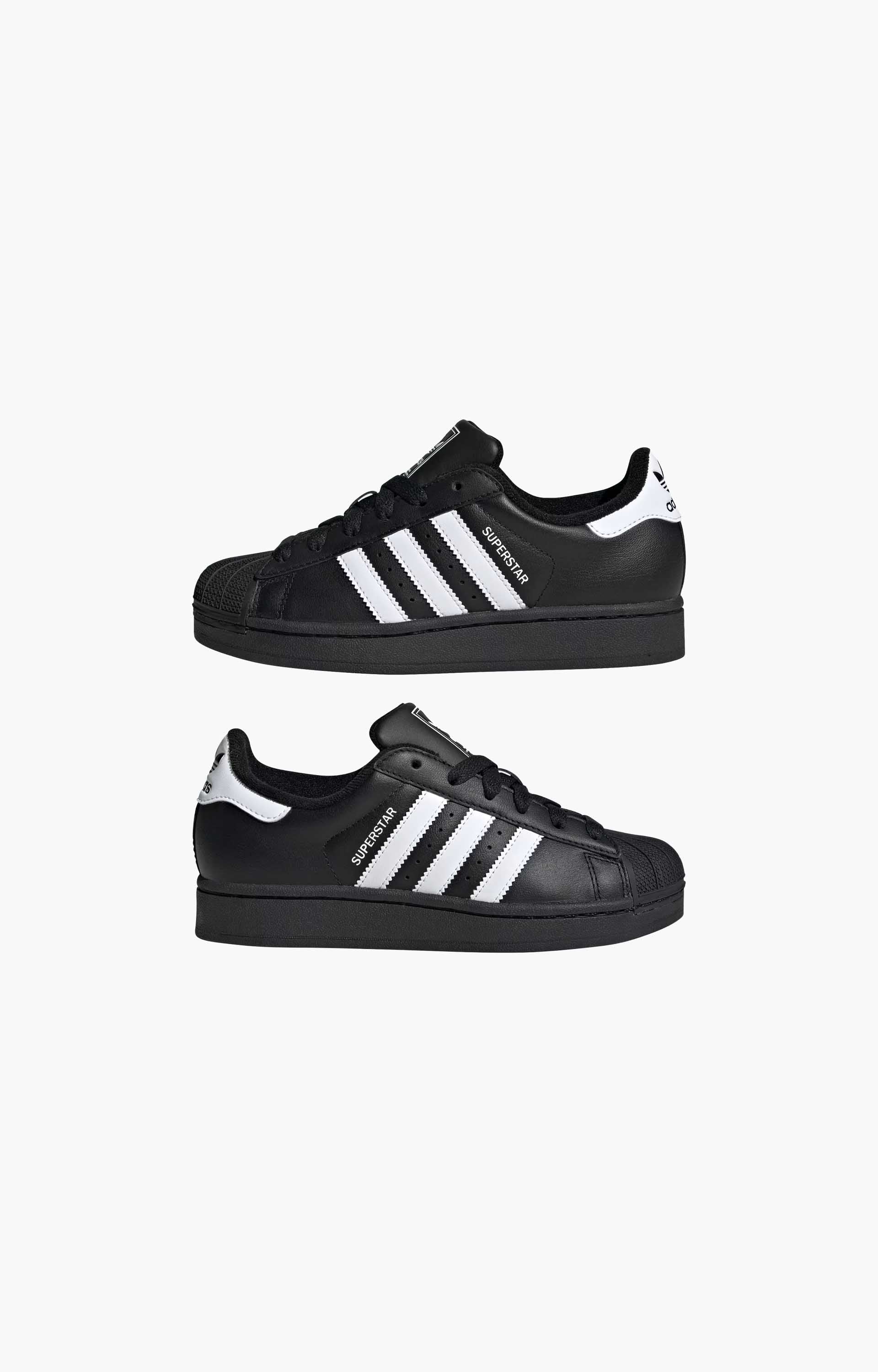 Adidas Superstar Ii J Shoe, Core Black/Footwear White