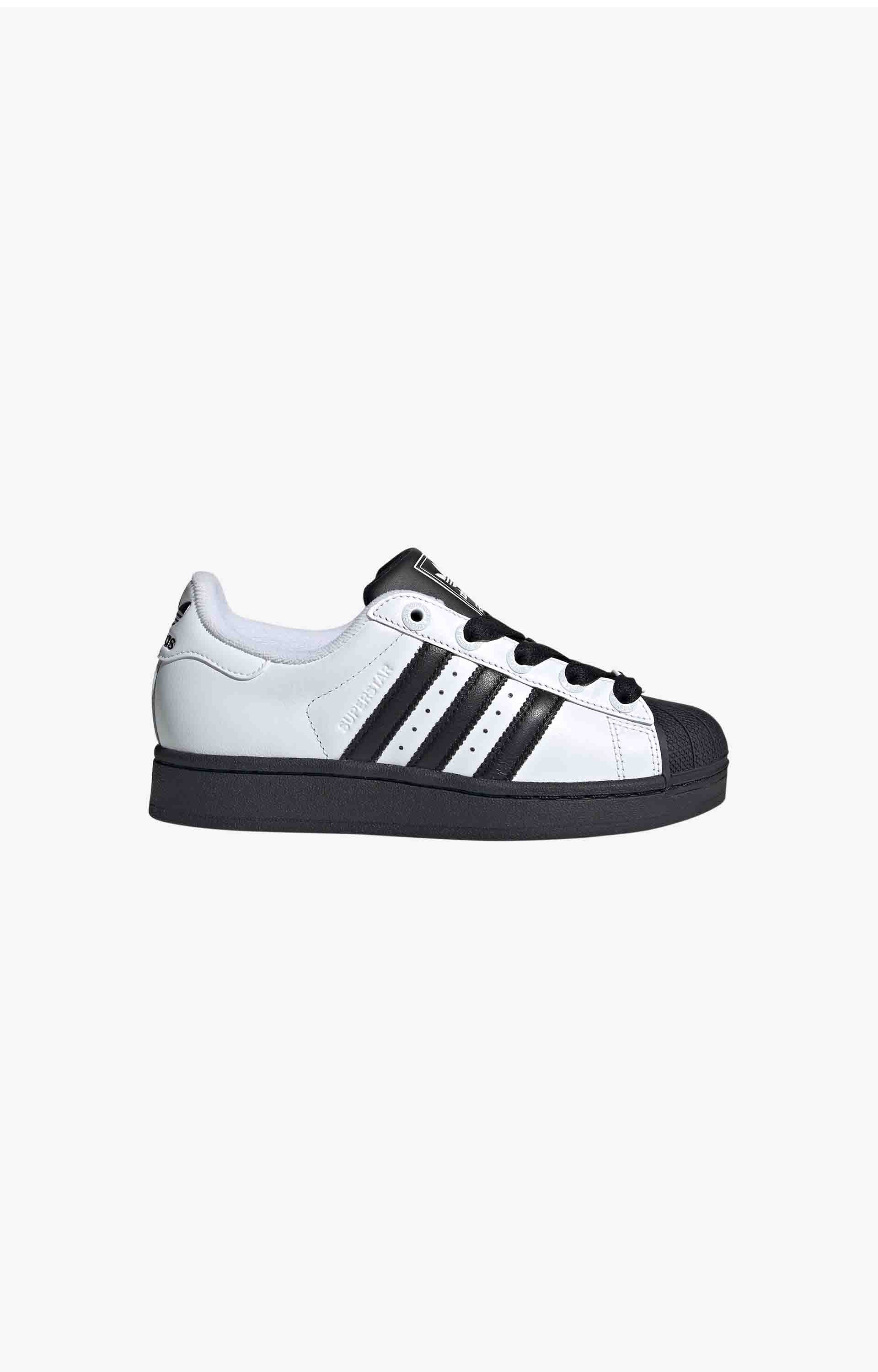 Adidas Superstar II Youth Shoes, White/Black/White