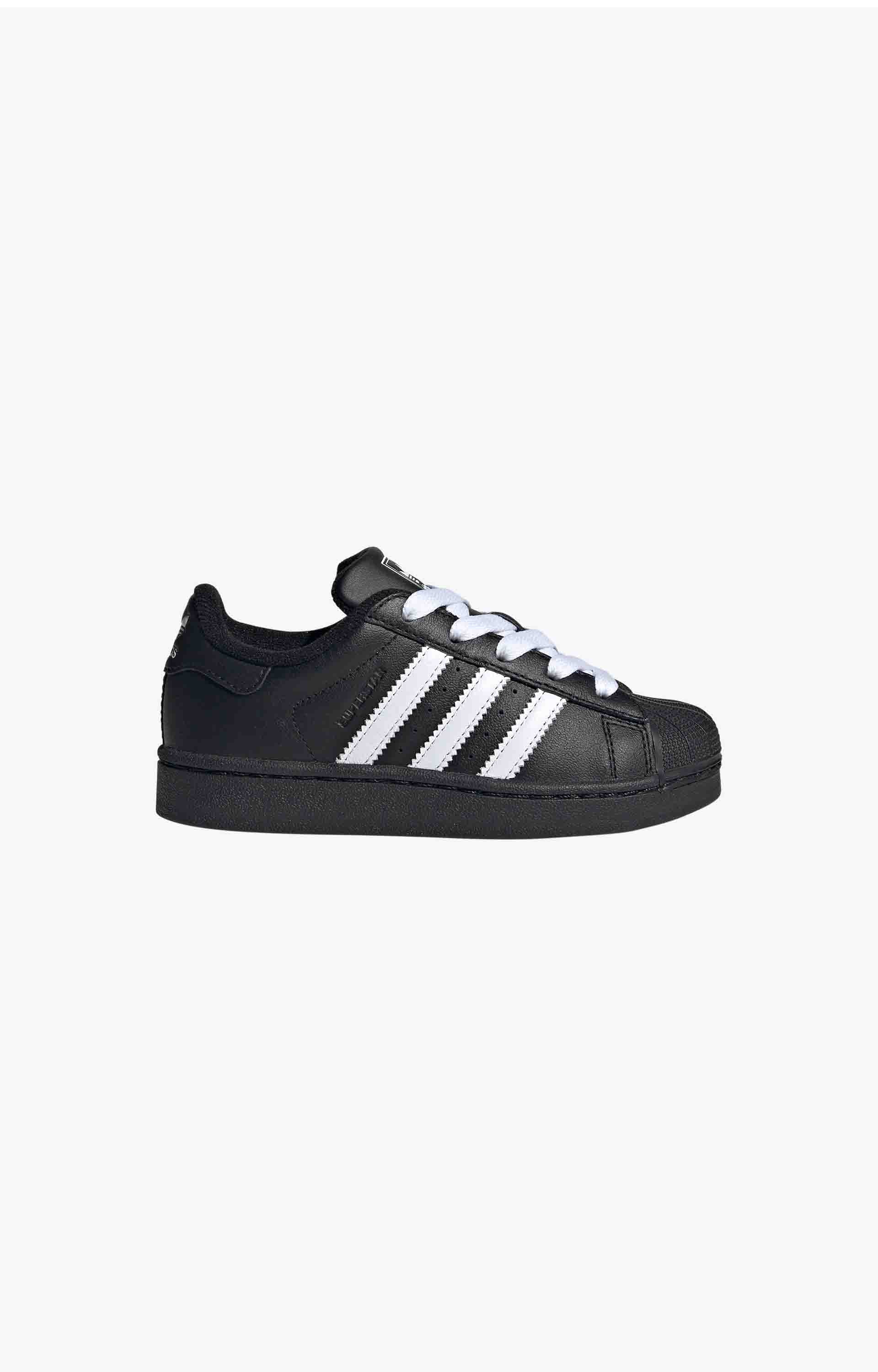 Adidas Superstar II Youth Shoes, Black/White/Black