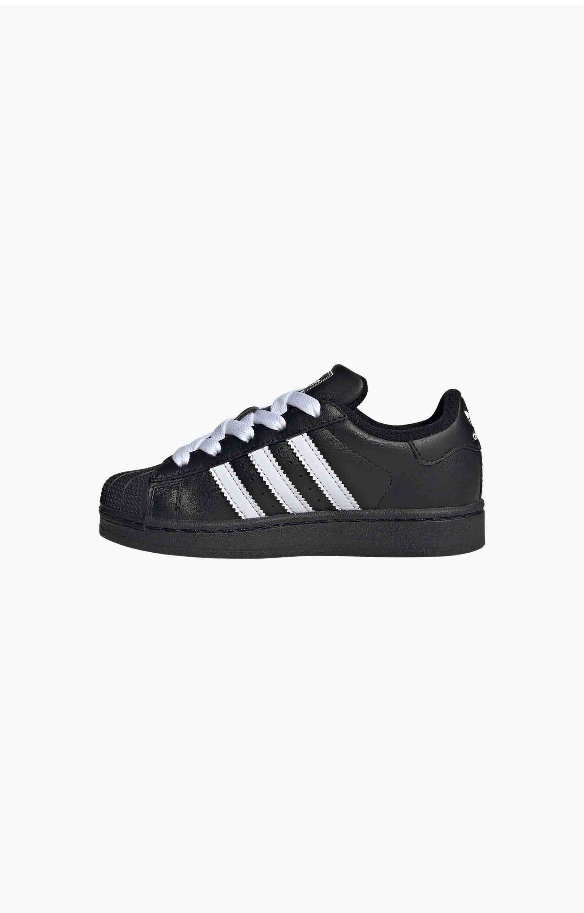 Adidas Superstar II Youth Shoes, Black/White/Black
