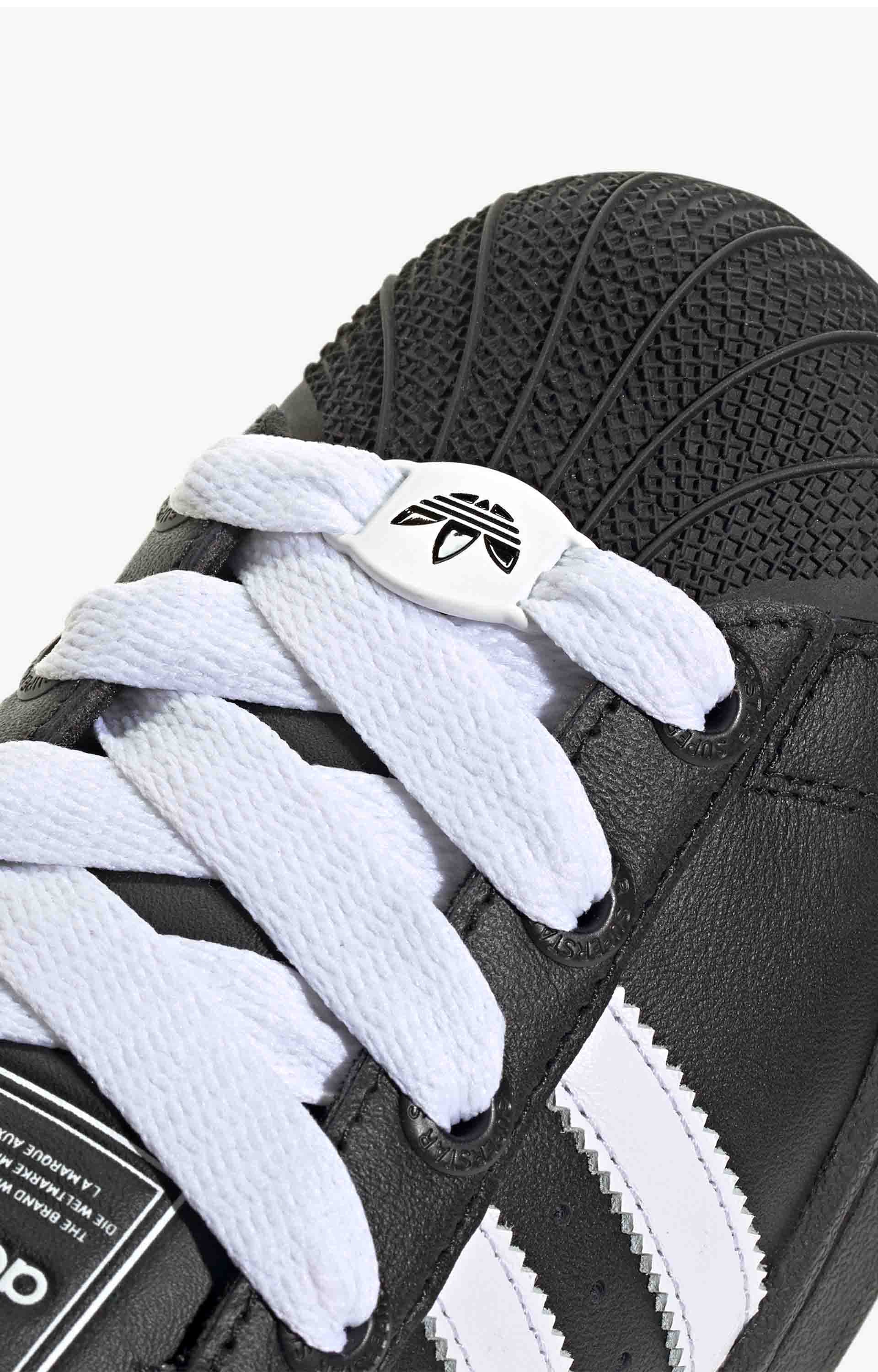 Adidas Superstar II Youth Shoes, Black/White/Black