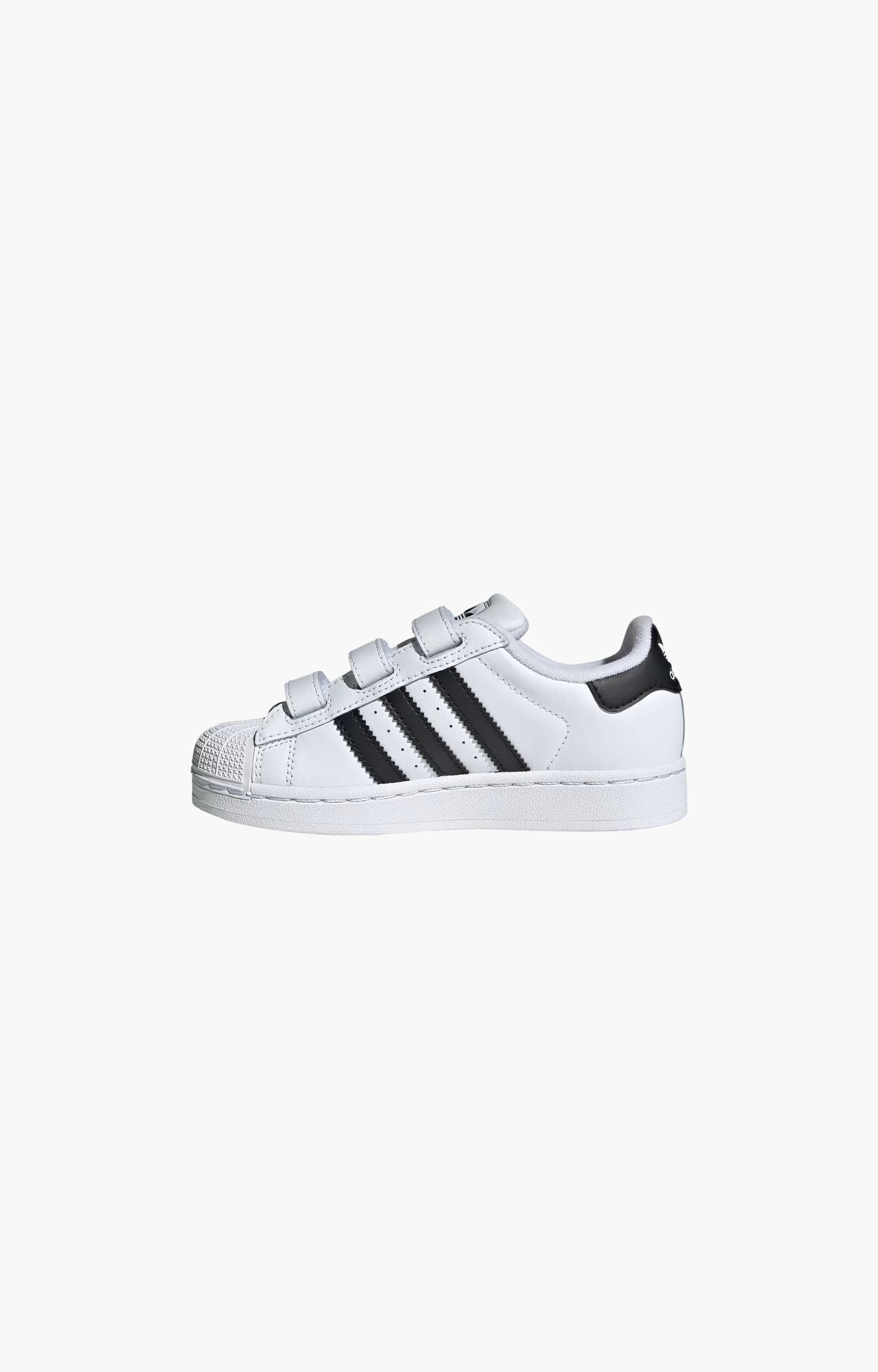 Adidas Superstar II Comfort Closure Youth Shoe, Footwear White/Core Black