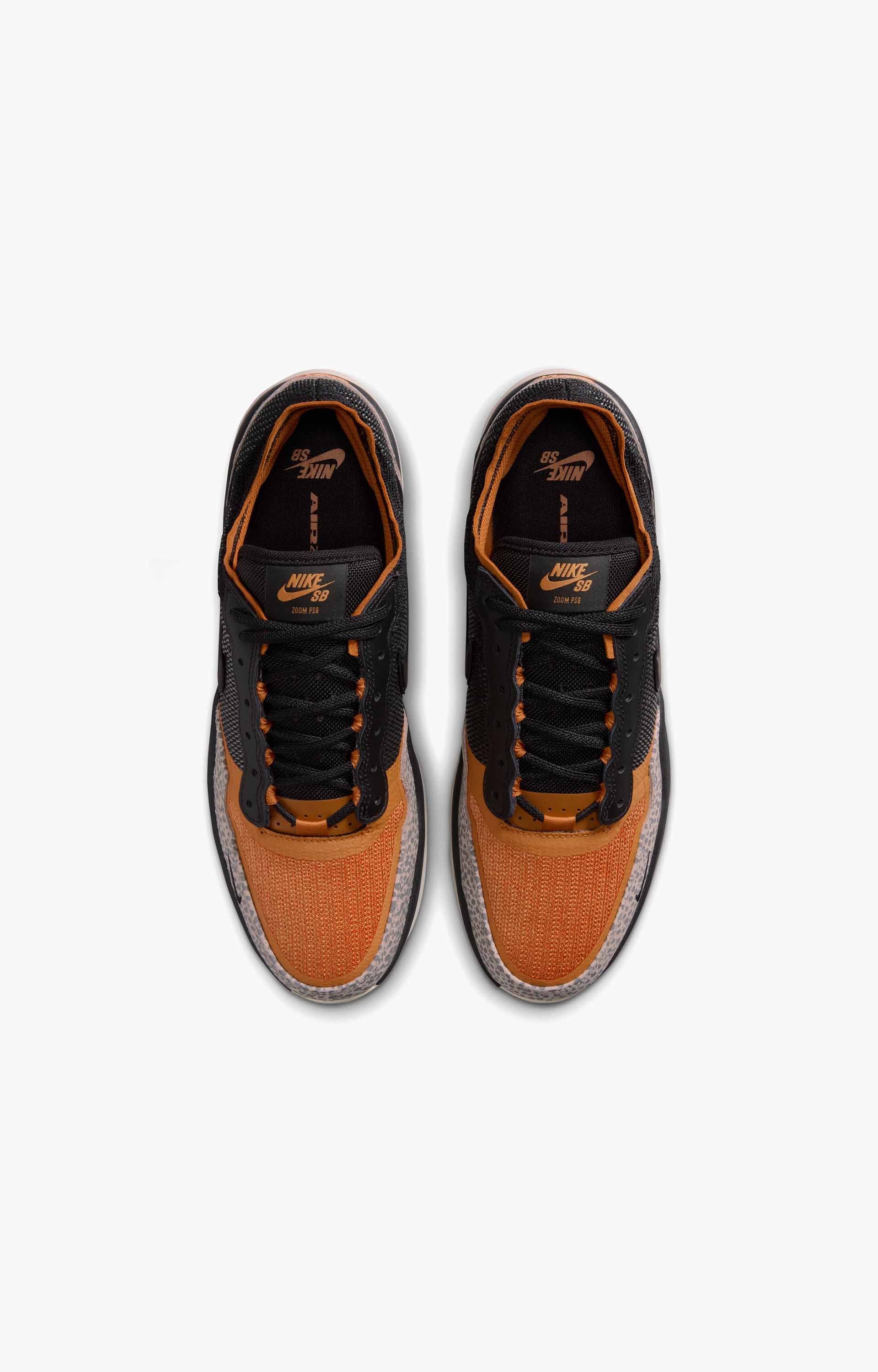 Nike SB PS8 Shoes, Cobblestone/Monarch/Light Orewood Brown