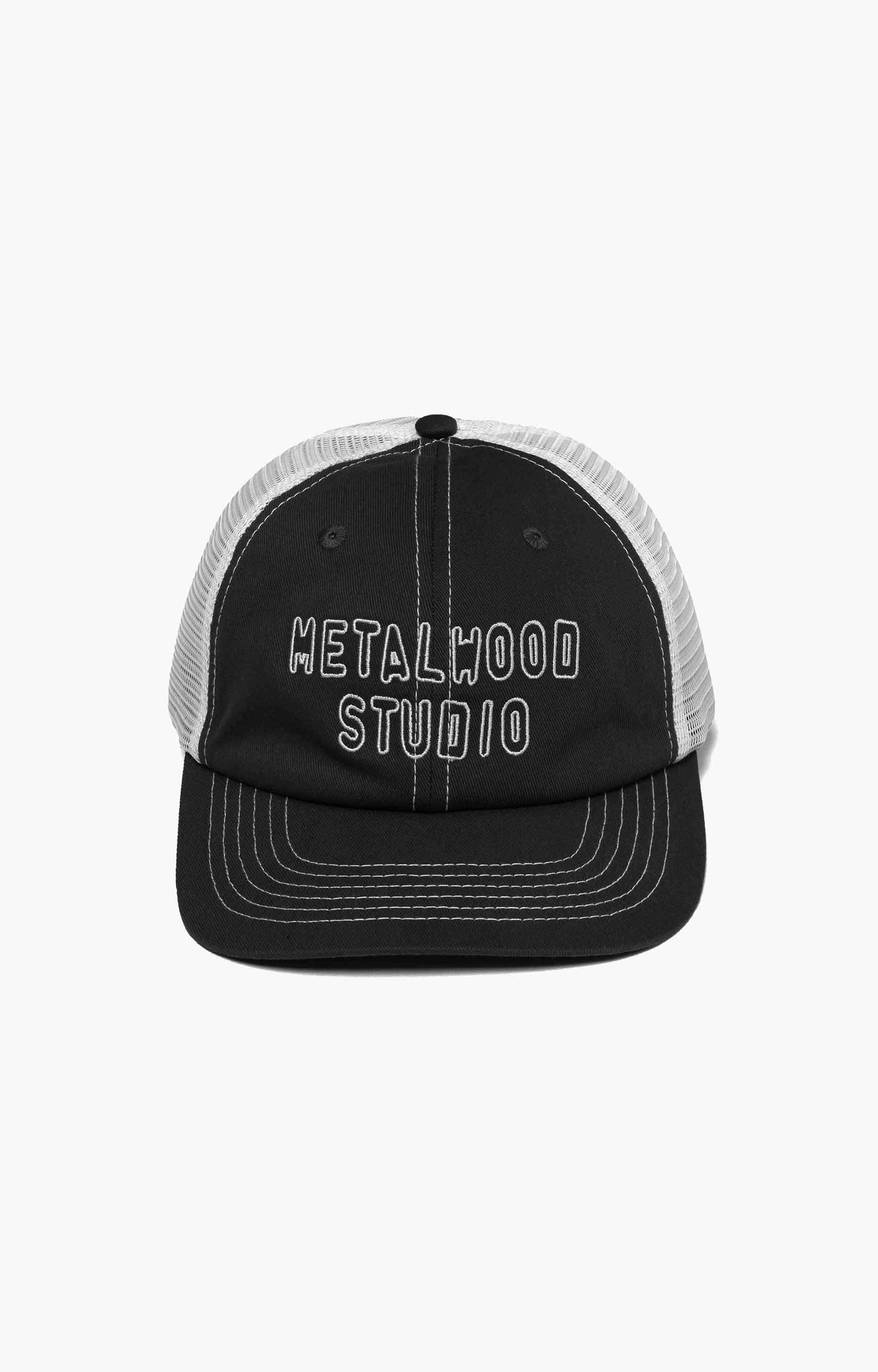 Metalwood Cutie 6 Panel Trucker Hat, Black