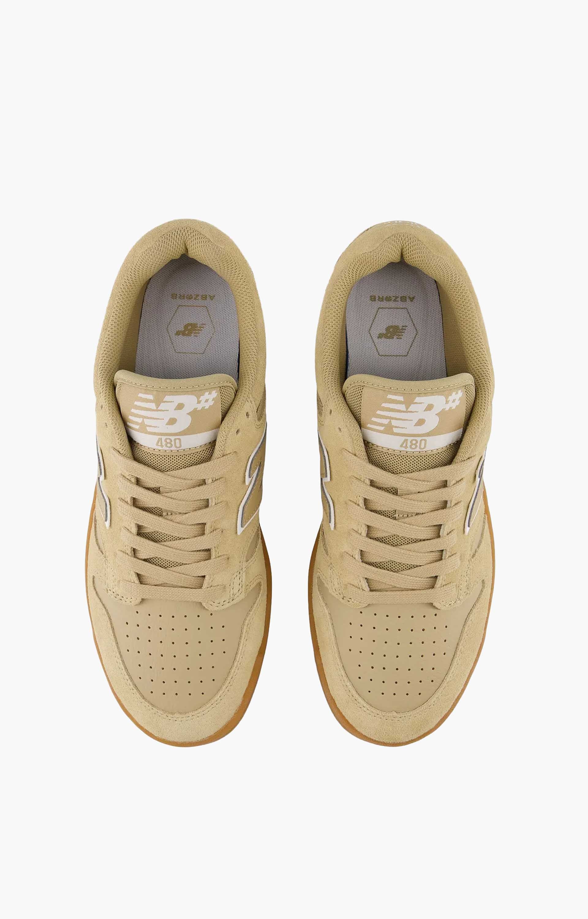New Balance Numeric UN480TSG Shoes, Beige/White