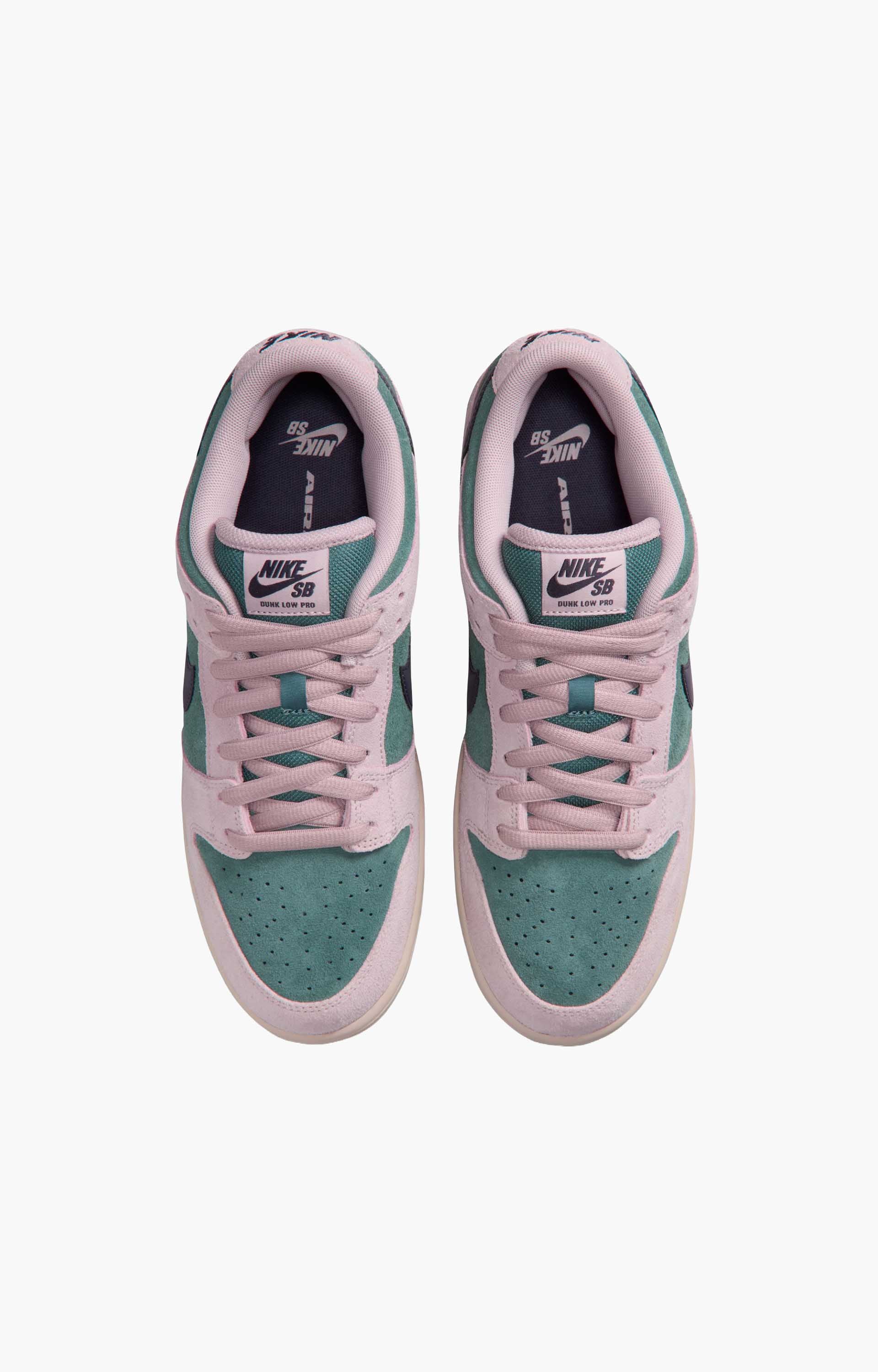 Nike SB Dunk Low Pro HQ1625 Shoe, Mineral Slate/Dark Raisin-Particle Rose