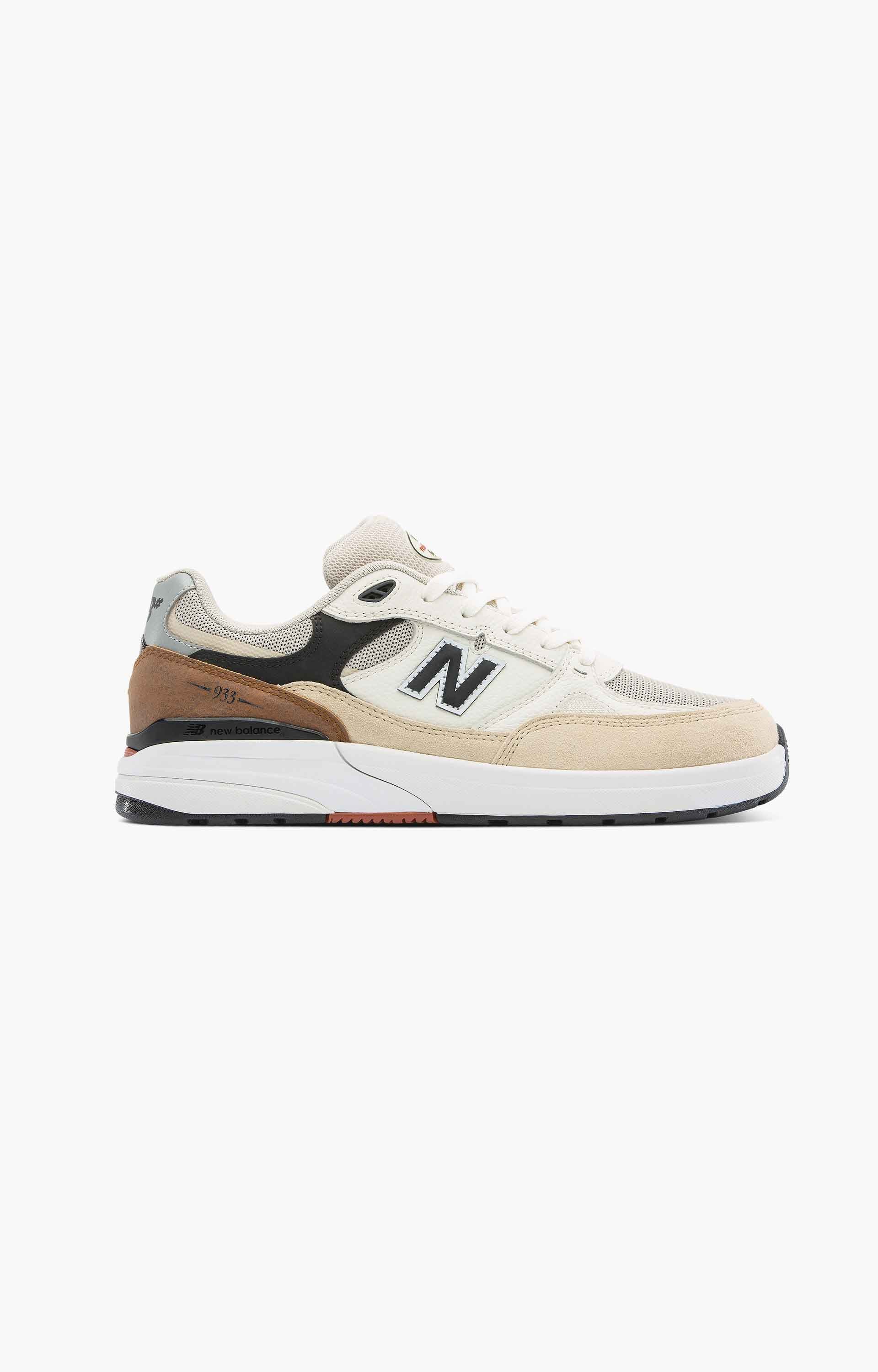 New Balance Numeric Andrew Shoes, Sea Salt / Brown